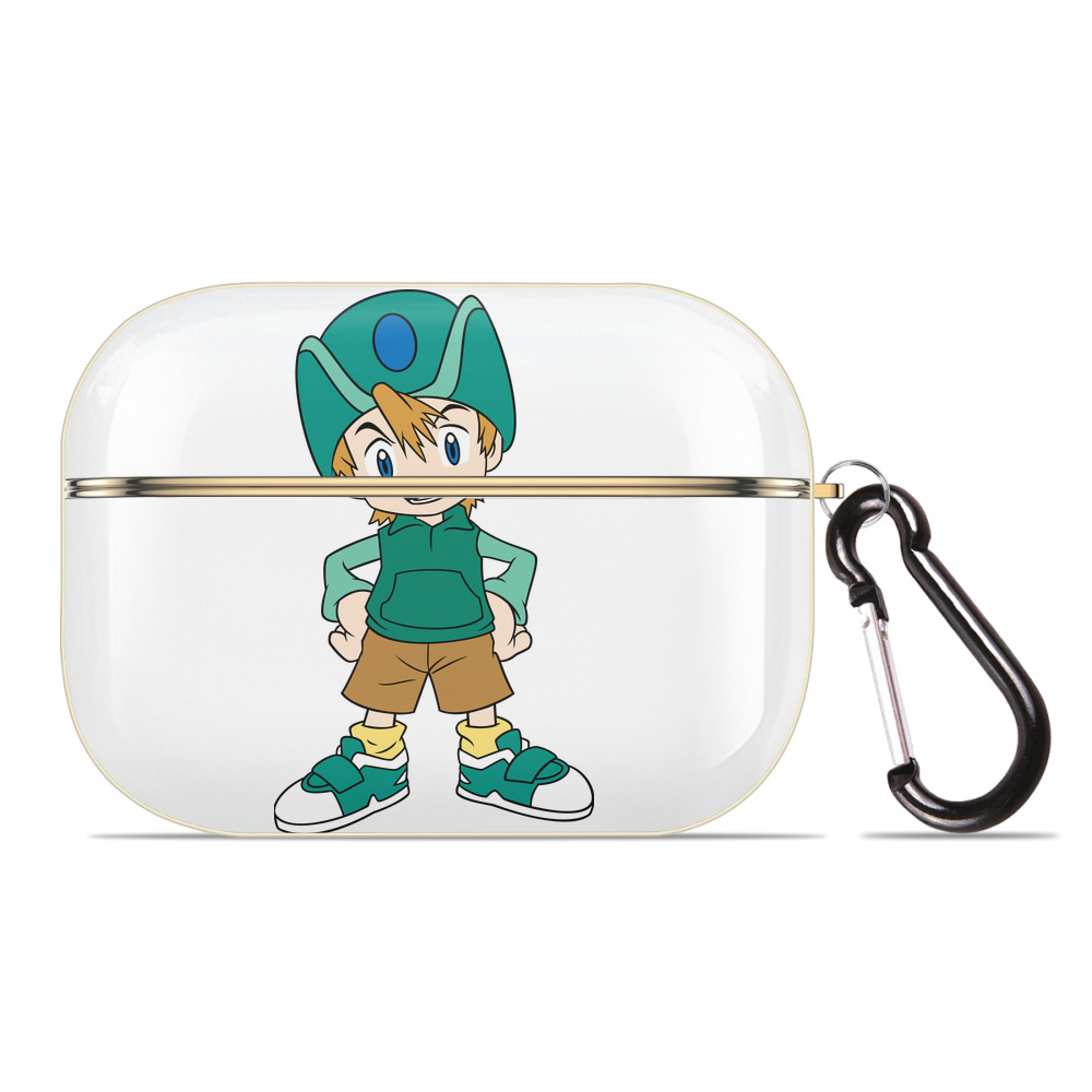 （画像用） Digimon デジタルモンスター/デジモン 【AirPods Pro用】ハードシェル保護ケース｜耐衝撃・防指紋・カラビナ付き商品仕様
