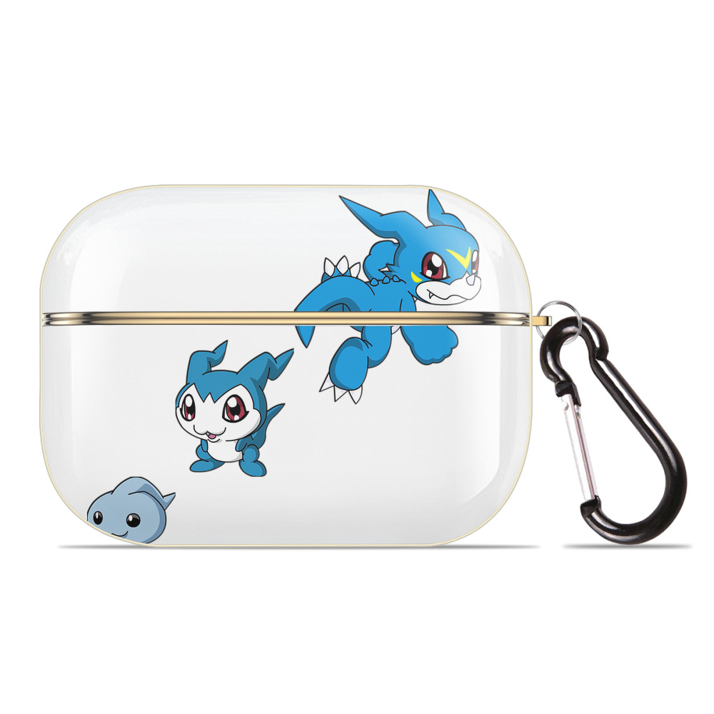 （画像用） Digimon デジタルモンスター/デジモン 【AirPods Pro用】ハードシェル保護ケース｜耐衝撃・防指紋・カラビナ付き商品仕様