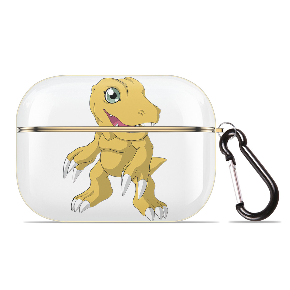 （画像用） Digimon デジタルモンスター/デジモン 【AirPods Pro用】ハードシェル保護ケース｜耐衝撃・防指紋・カラビナ付き商品仕様