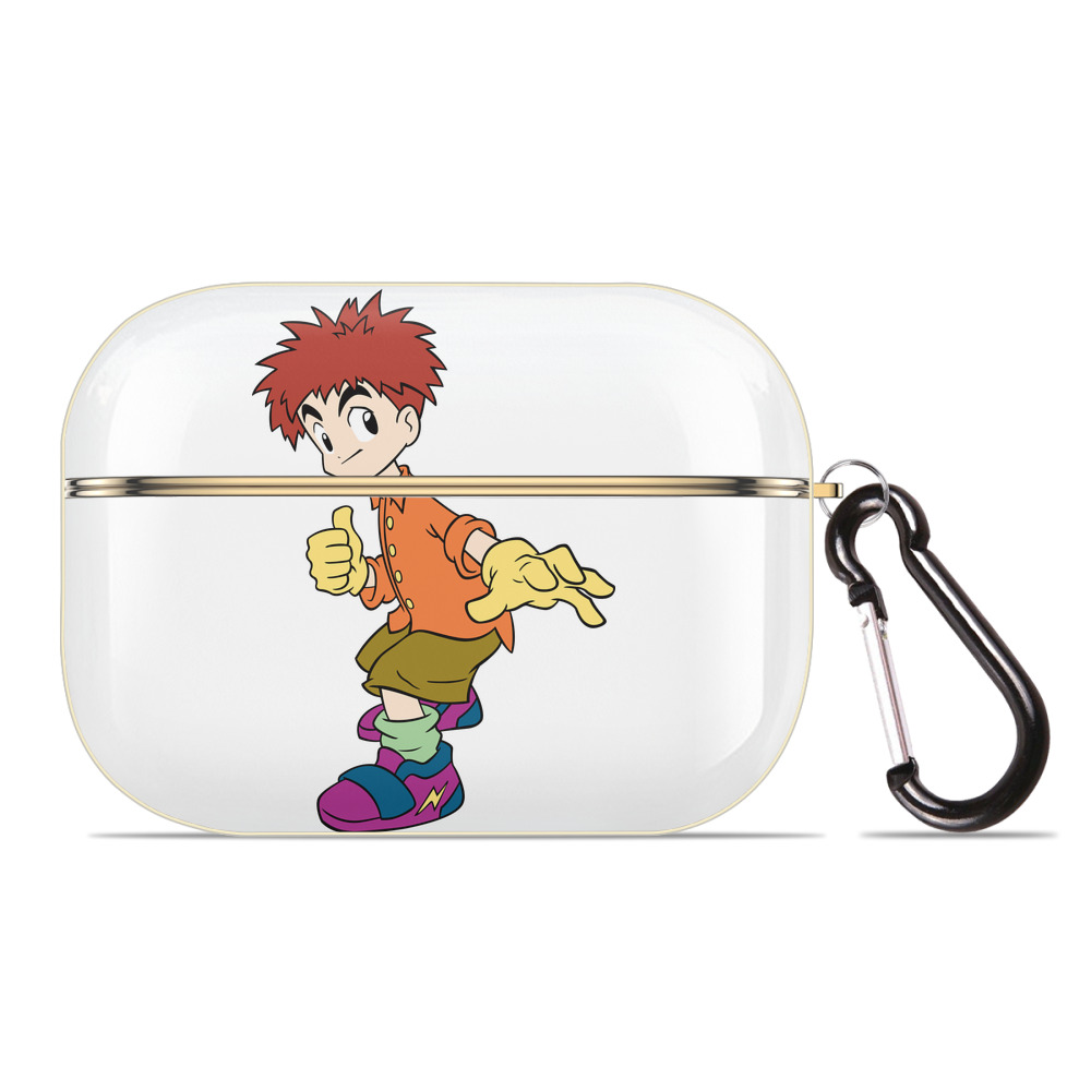 （画像用） Digimon デジタルモンスター/デジモン 【AirPods Pro用】ハードシェル保護ケース｜耐衝撃・防指紋・カラビナ付き商品仕様