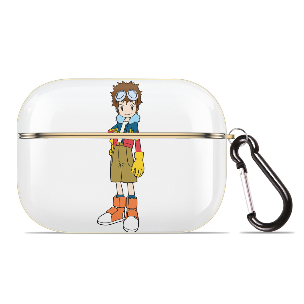 （画像用） Digimon デジタルモンスター/デジモン 【AirPods Pro用】ハードシェル保護ケース｜耐衝撃・防指紋・カラビナ付き商品仕様