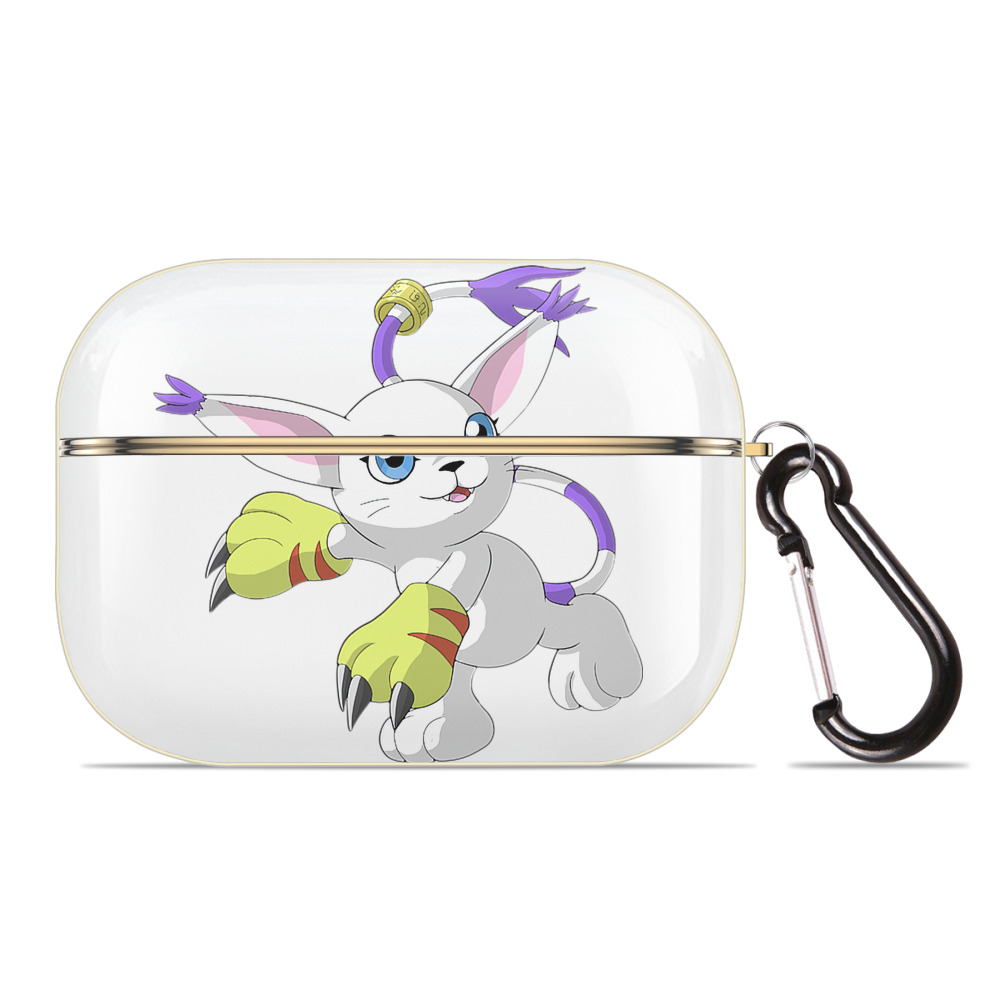 （画像用） Digimon デジタルモンスター/デジモン 【AirPods Pro用】ハードシェル保護ケース｜耐衝撃・防指紋・カラビナ付き商品仕様
