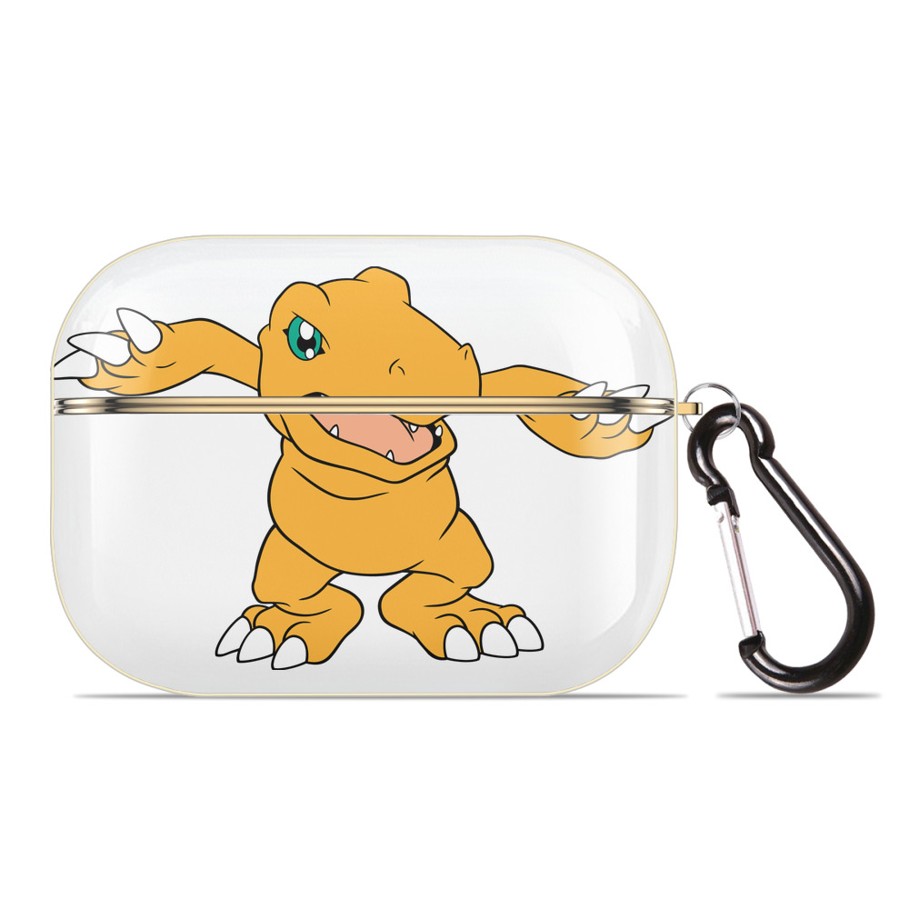 （画像用） Digimon デジタルモンスター/デジモン 【AirPods Pro用】ハードシェル保護ケース｜耐衝撃・防指紋・カラビナ付き商品仕様