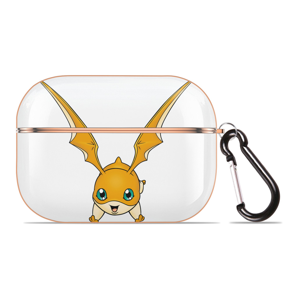 （画像用） Digimon デジタルモンスター/デジモン 【AirPods Pro用】ハードシェル保護ケース｜耐衝撃・防指紋・カラビナ付き商品仕様