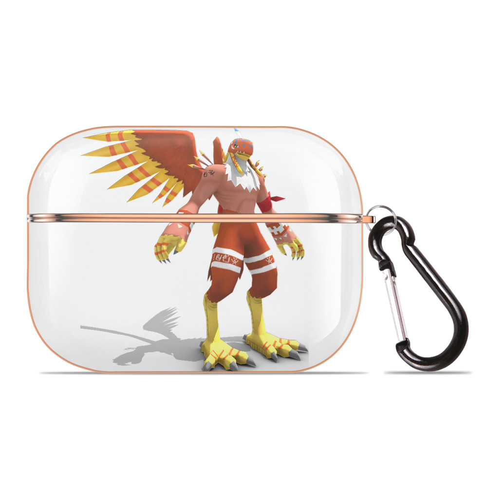 （画像用） Digimon デジタルモンスター/デジモン 【AirPods Pro用】ハードシェル保護ケース｜耐衝撃・防指紋・カラビナ付き商品仕様