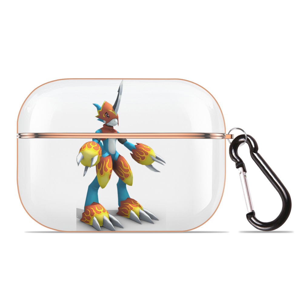 （画像用） Digimon デジタルモンスター/デジモン 【AirPods Pro用】ハードシェル保護ケース｜耐衝撃・防指紋・カラビナ付き商品仕様