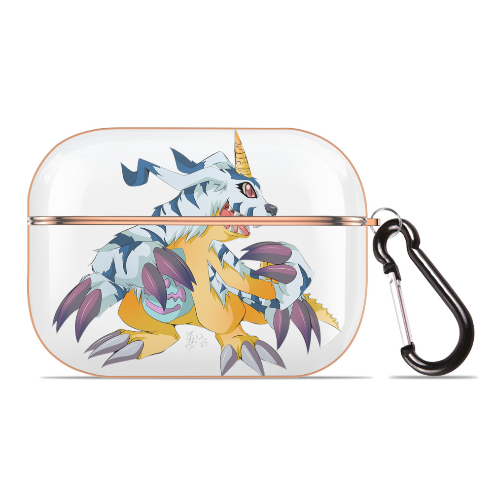 （画像用） Digimon デジタルモンスター/デジモン 【AirPods Pro用】ハードシェル保護ケース｜耐衝撃・防指紋・カラビナ付き商品仕様