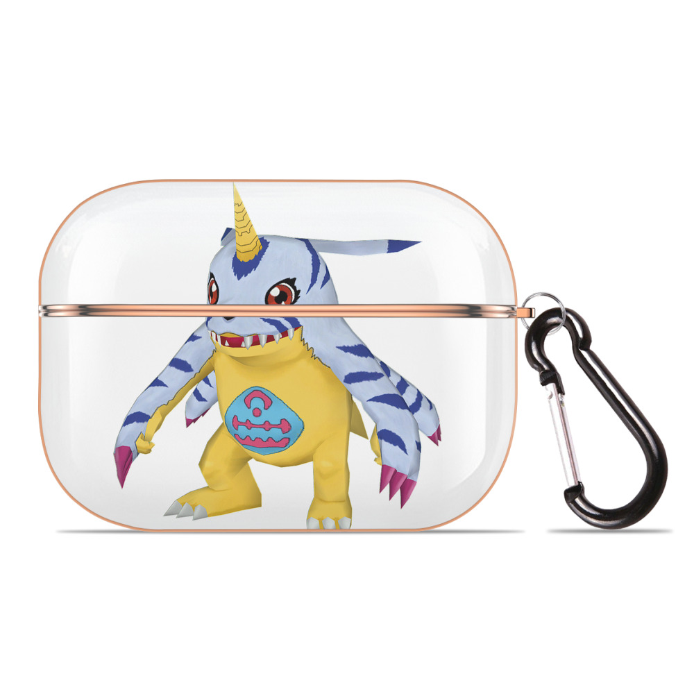 （画像用） Digimon デジタルモンスター/デジモン 【AirPods Pro用】ハードシェル保護ケース｜耐衝撃・防指紋・カラビナ付き商品仕様