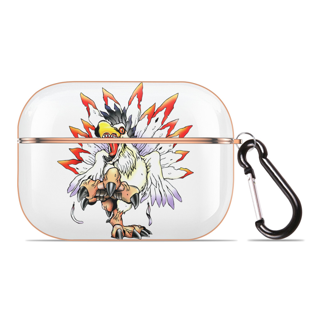 （画像用） Digimon デジタルモンスター/デジモン 【AirPods Pro用】ハードシェル保護ケース｜耐衝撃・防指紋・カラビナ付き商品仕様