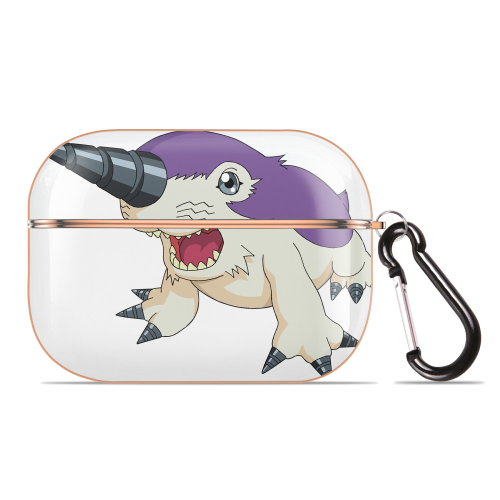 （画像用） Digimon デジタルモンスター/デジモン 【AirPods Pro用】ハードシェル保護ケース｜耐衝撃・防指紋・カラビナ付き商品仕様