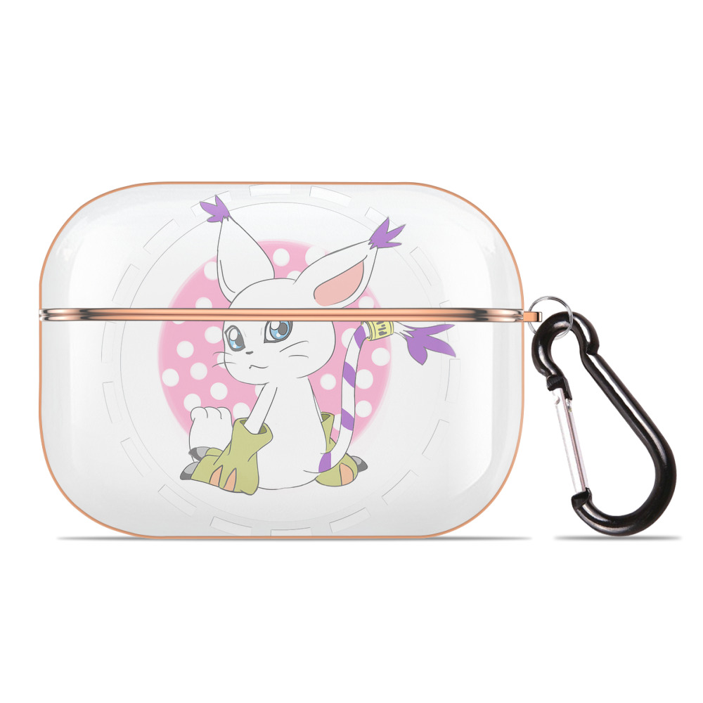 （画像用） Digimon デジタルモンスター/デジモン 【AirPods Pro用】ハードシェル保護ケース｜耐衝撃・防指紋・カラビナ付き商品仕様