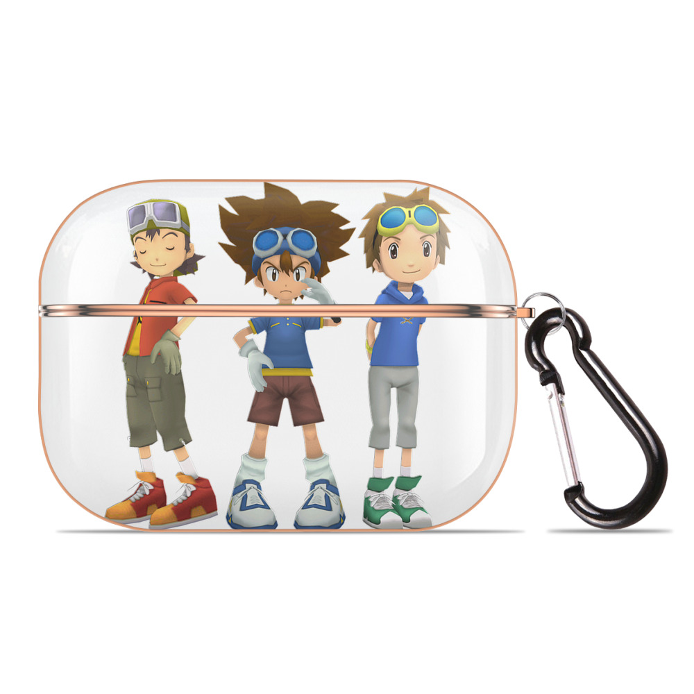 （画像用） Digimon デジタルモンスター/デジモン 【AirPods Pro用】ハードシェル保護ケース｜耐衝撃・防指紋・カラビナ付き商品仕様