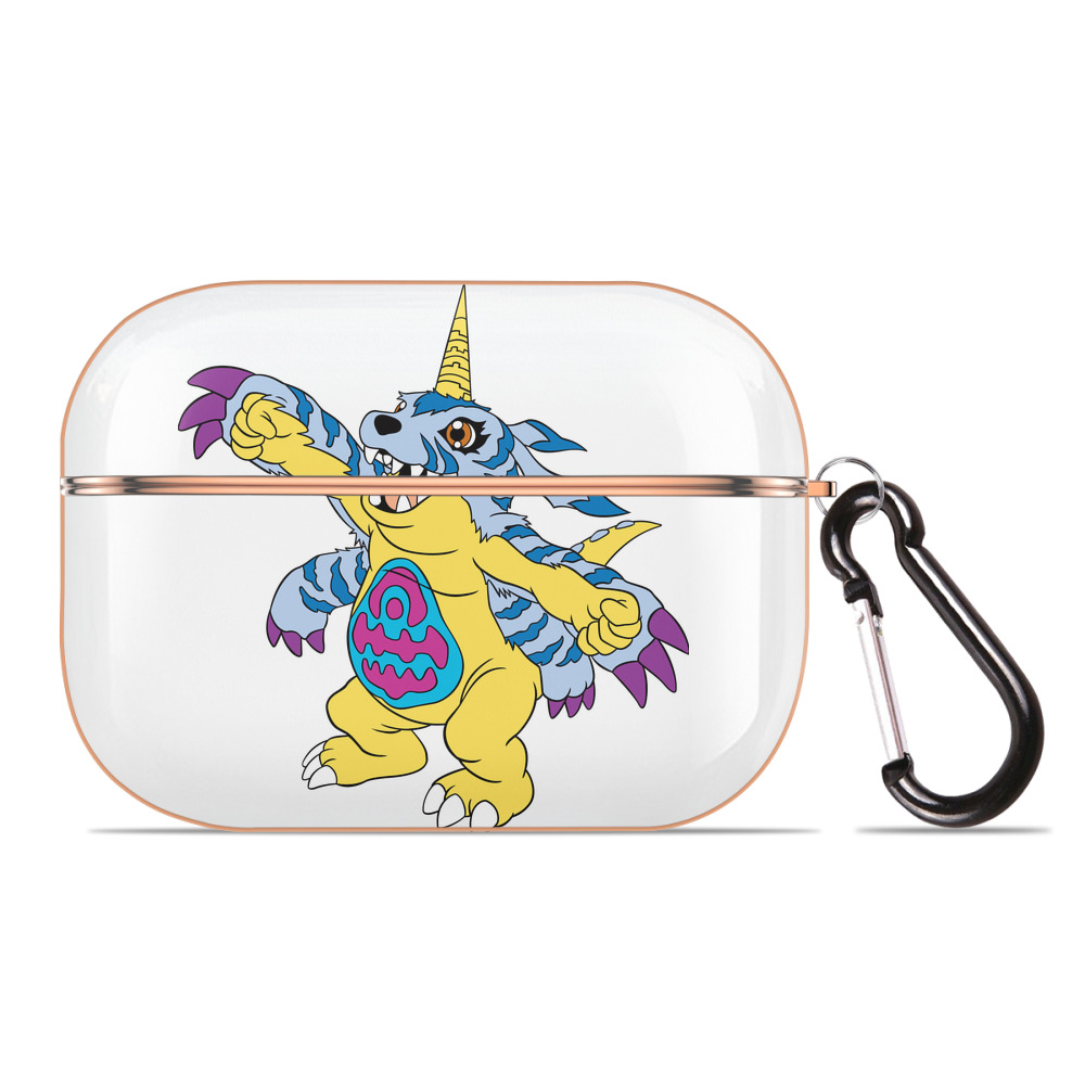 （画像用） Digimon デジタルモンスター/デジモン 【AirPods Pro用】ハードシェル保護ケース｜耐衝撃・防指紋・カラビナ付き商品仕様