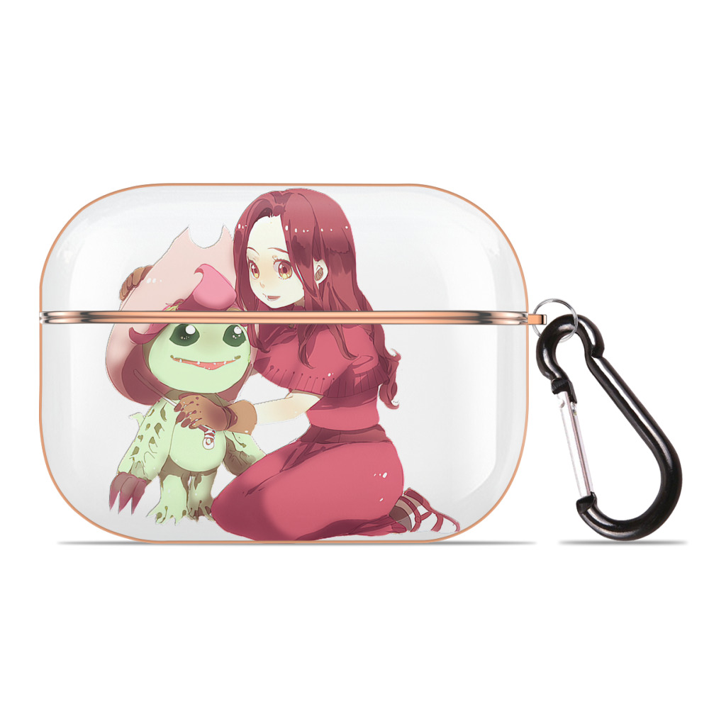 （画像用） Digimon デジタルモンスター/デジモン 【AirPods Pro用】ハードシェル保護ケース｜耐衝撃・防指紋・カラビナ付き商品仕様