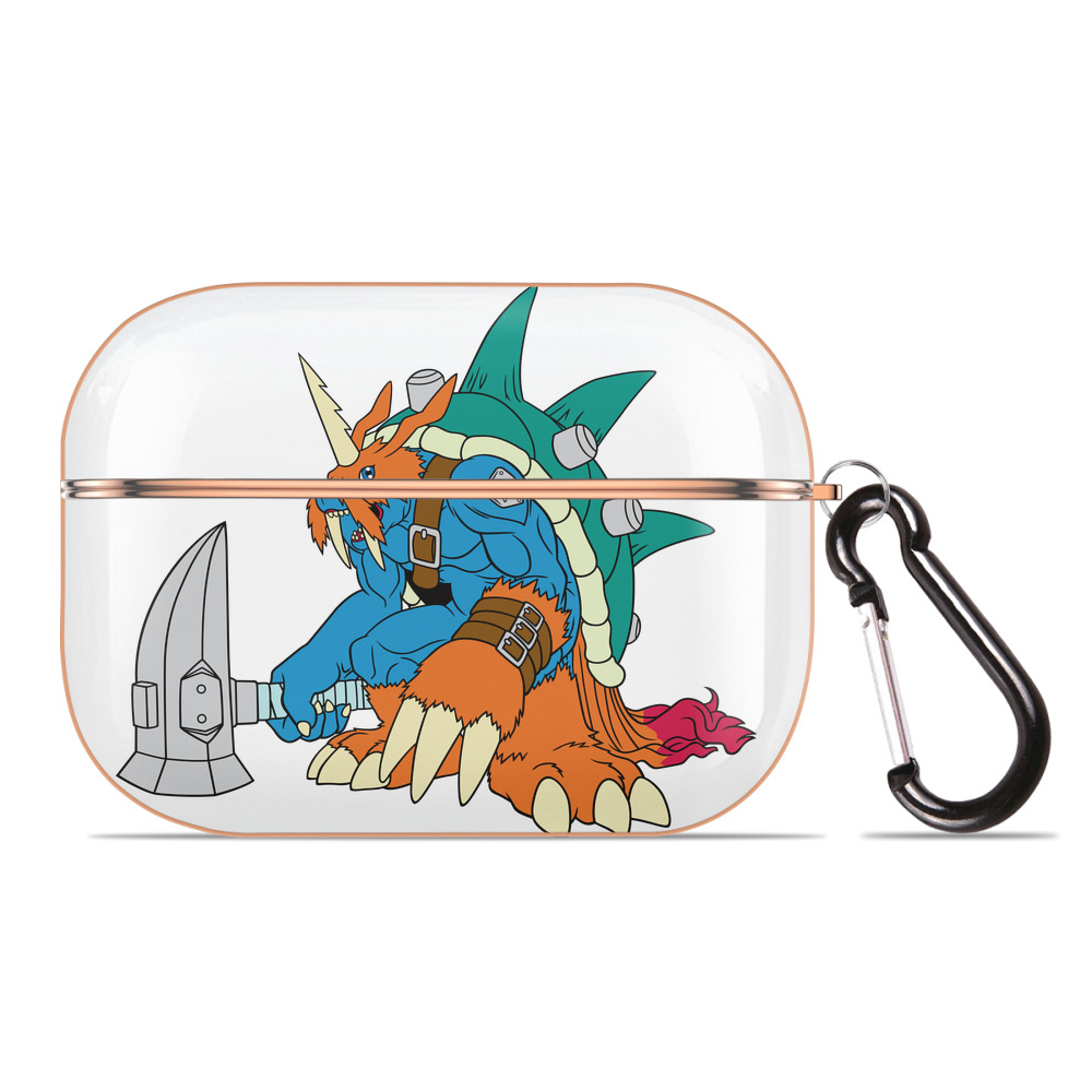 （画像用） Digimon デジタルモンスター/デジモン 【AirPods Pro用】ハードシェル保護ケース｜耐衝撃・防指紋・カラビナ付き商品仕様