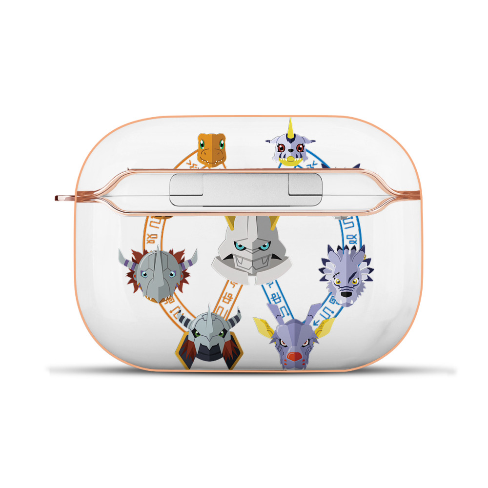 （画像用） Digimon デジタルモンスター/デジモン 【AirPods Pro用】ハードシェル保護ケース｜耐衝撃・防指紋・カラビナ付き商品仕様