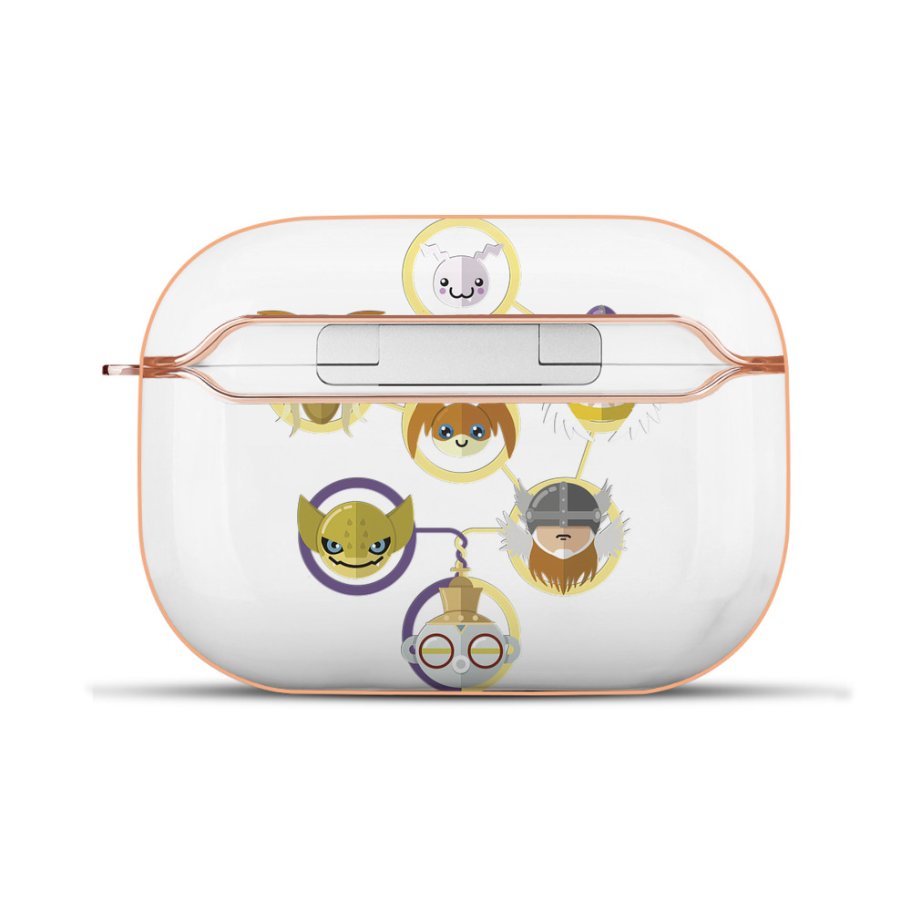 （画像用） Digimon デジタルモンスター/デジモン 【AirPods Pro用】ハードシェル保護ケース｜耐衝撃・防指紋・カラビナ付き商品仕様