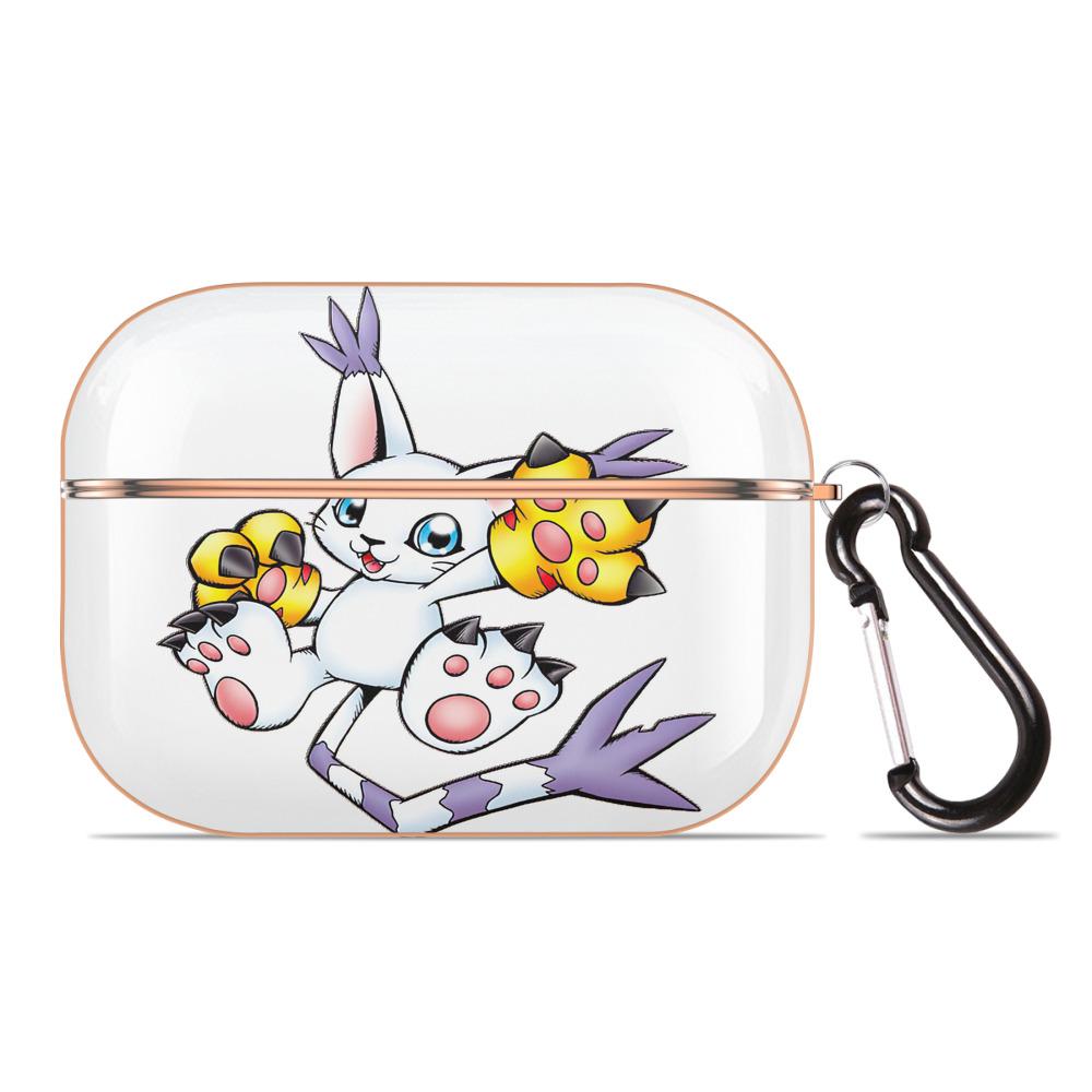 （画像用） Digimon デジタルモンスター/デジモン 【AirPods Pro用】ハードシェル保護ケース｜耐衝撃・防指紋・カラビナ付き商品仕様