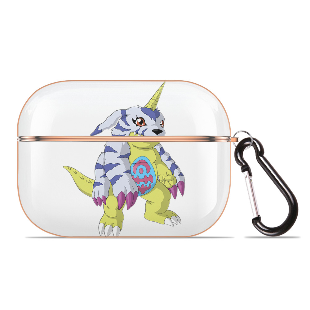 （画像用） Digimon デジタルモンスター/デジモン 【AirPods Pro用】ハードシェル保護ケース｜耐衝撃・防指紋・カラビナ付き商品仕様