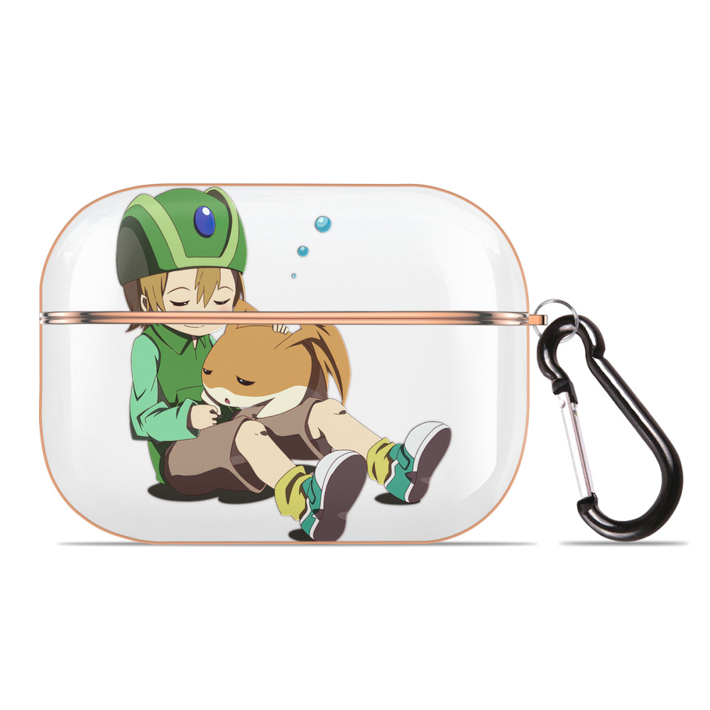 （画像用） Digimon デジタルモンスター/デジモン 【AirPods Pro用】ハードシェル保護ケース｜耐衝撃・防指紋・カラビナ付き商品仕様
