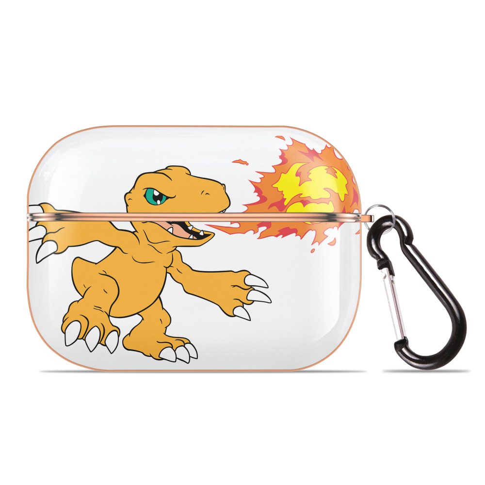 （画像用） Digimon デジタルモンスター/デジモン 【AirPods Pro用】ハードシェル保護ケース｜耐衝撃・防指紋・カラビナ付き商品仕様