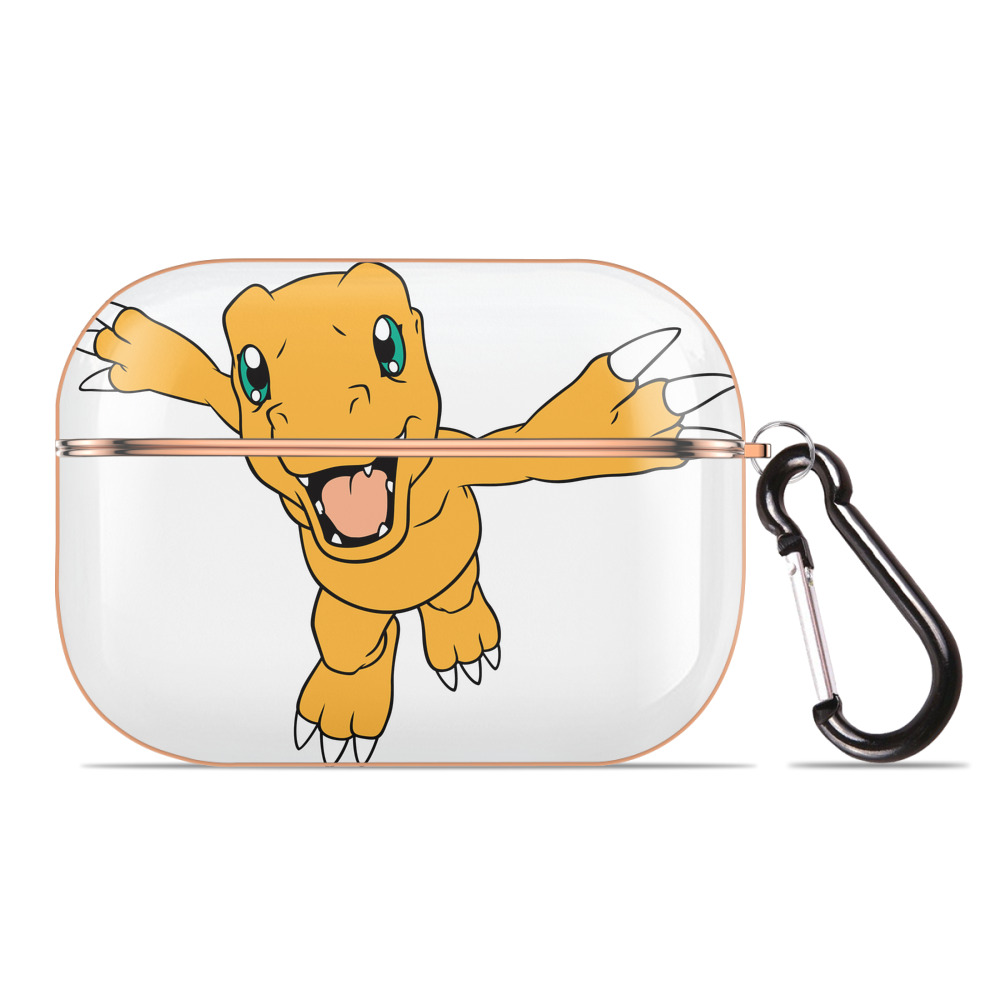 （画像用） Digimon デジタルモンスター/デジモン 【AirPods Pro用】ハードシェル保護ケース｜耐衝撃・防指紋・カラビナ付き商品仕様