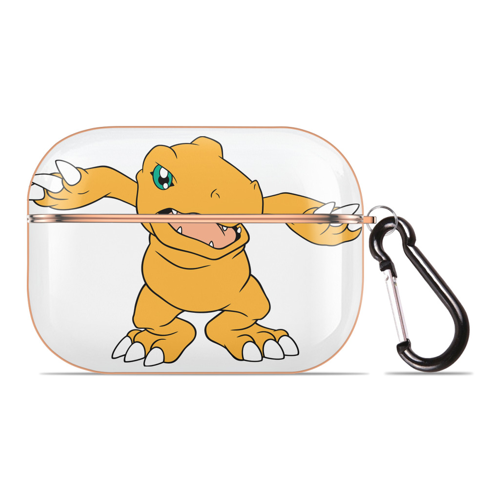 （画像用） Digimon デジタルモンスター/デジモン 【AirPods Pro用】ハードシェル保護ケース｜耐衝撃・防指紋・カラビナ付き商品仕様