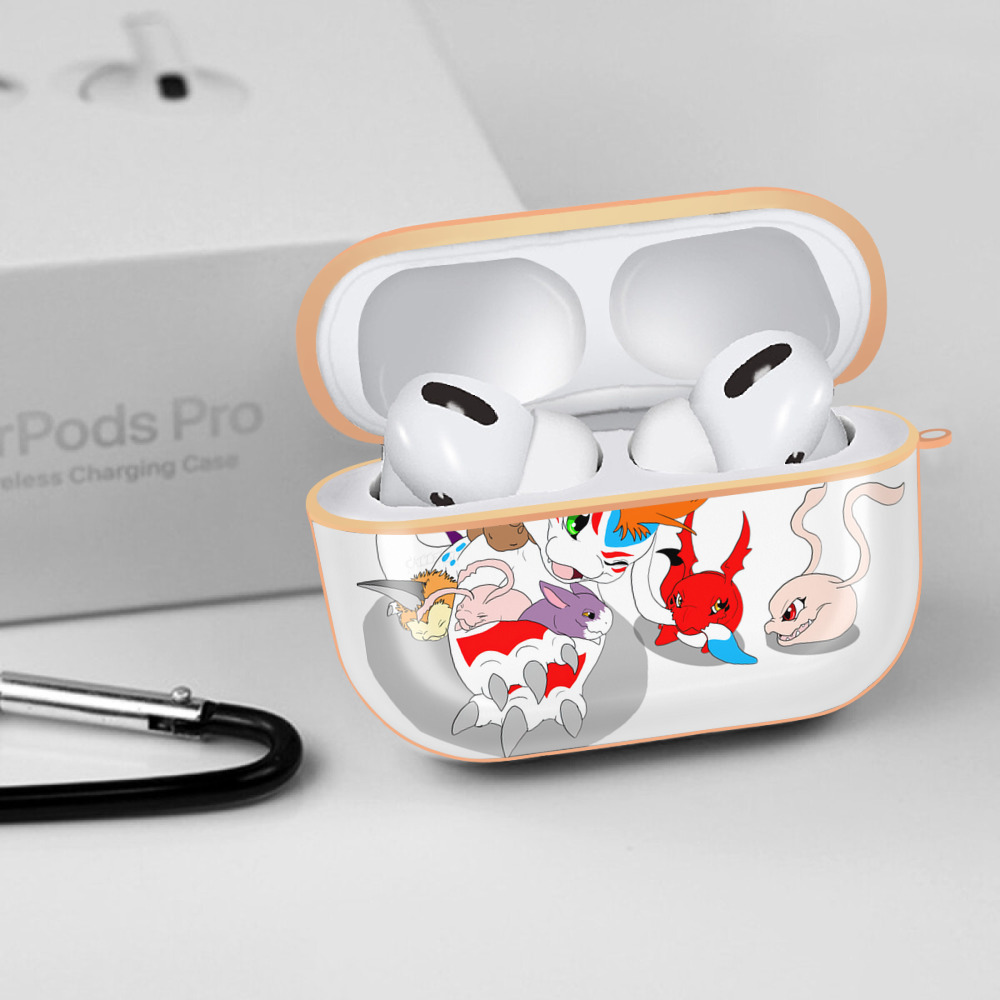 Digimon デジタルモンスター/デジモン 【AirPods Pro用】ハードシェル保護ケース｜耐衝撃・防指紋・カラビナ付き商品仕様