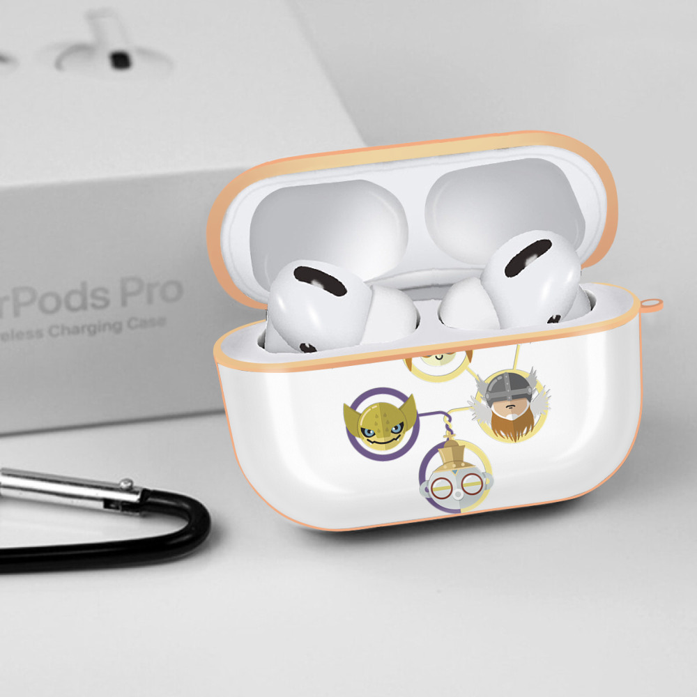 Digimon デジタルモンスター/デジモン 【AirPods Pro用】ハードシェル保護ケース｜耐衝撃・防指紋・カラビナ付き商品仕様