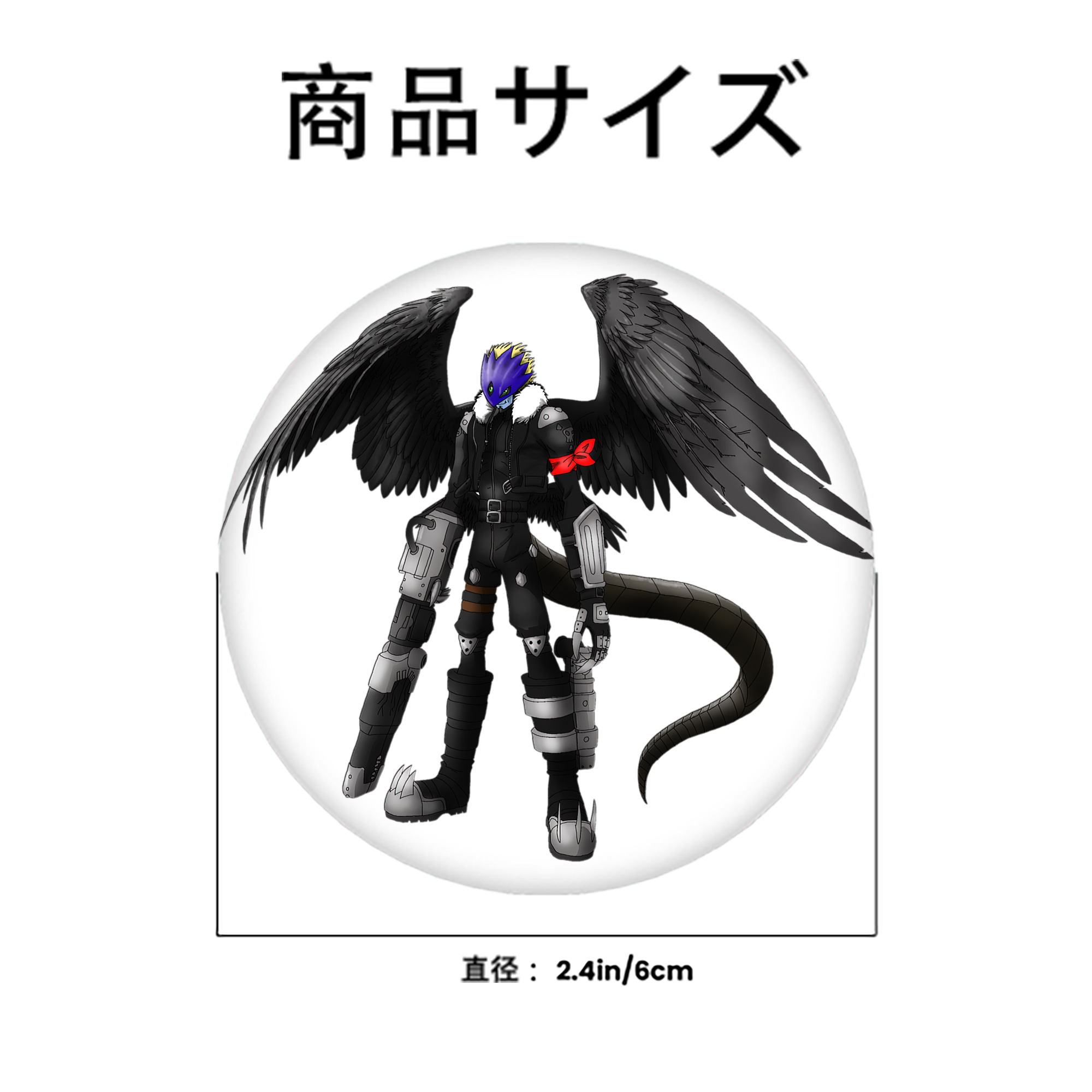 Digimon デジタルモンスター/デジモン 6cm 缶バッジ 複数セット
