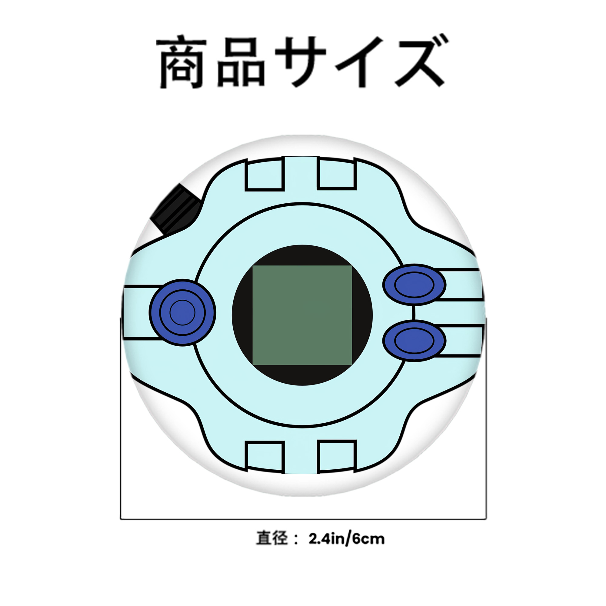Digimon デジタルモンスター/デジモン 6cm 缶バッジ 複数セット