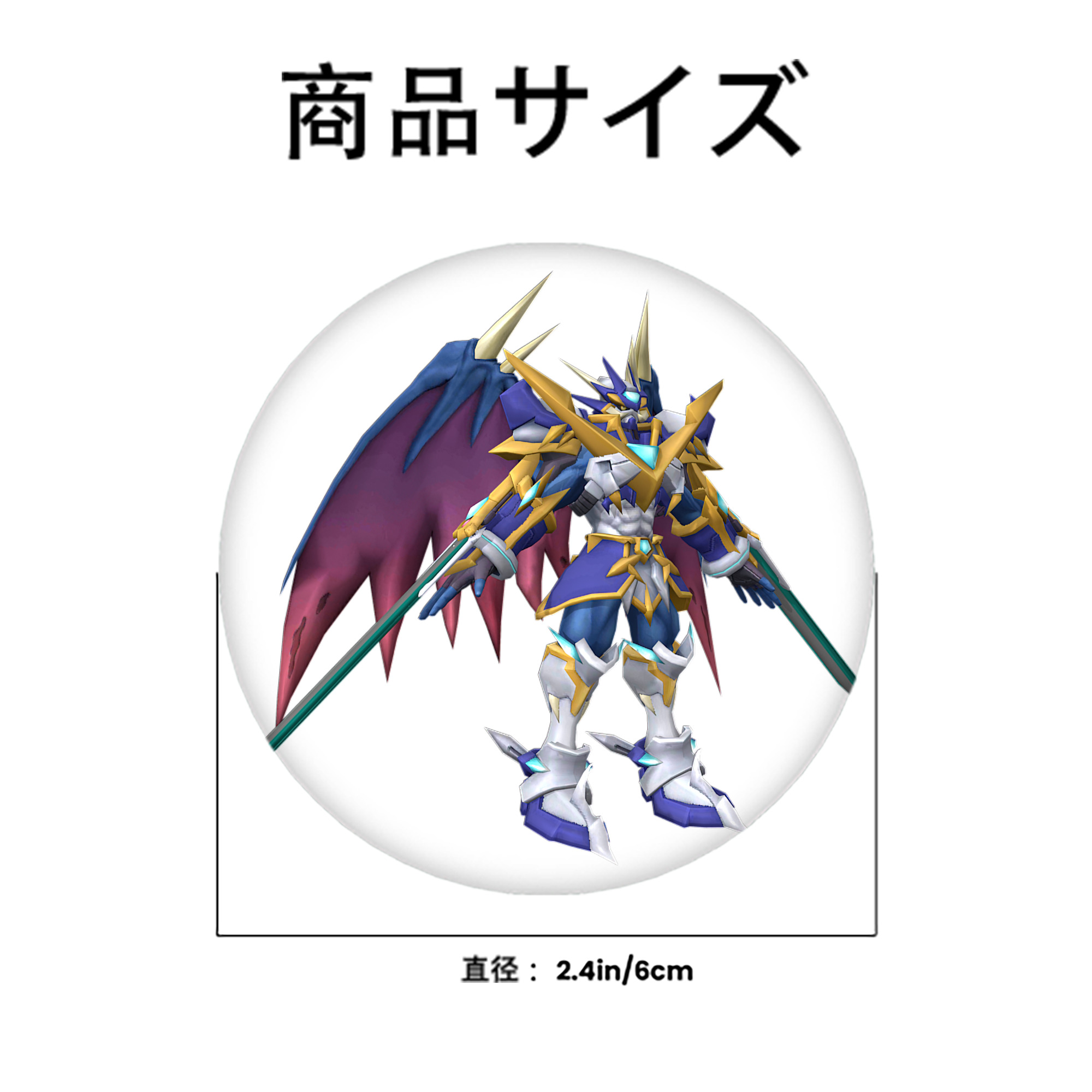 Digimon デジタルモンスター/デジモン 6cm 缶バッジ 複数セット