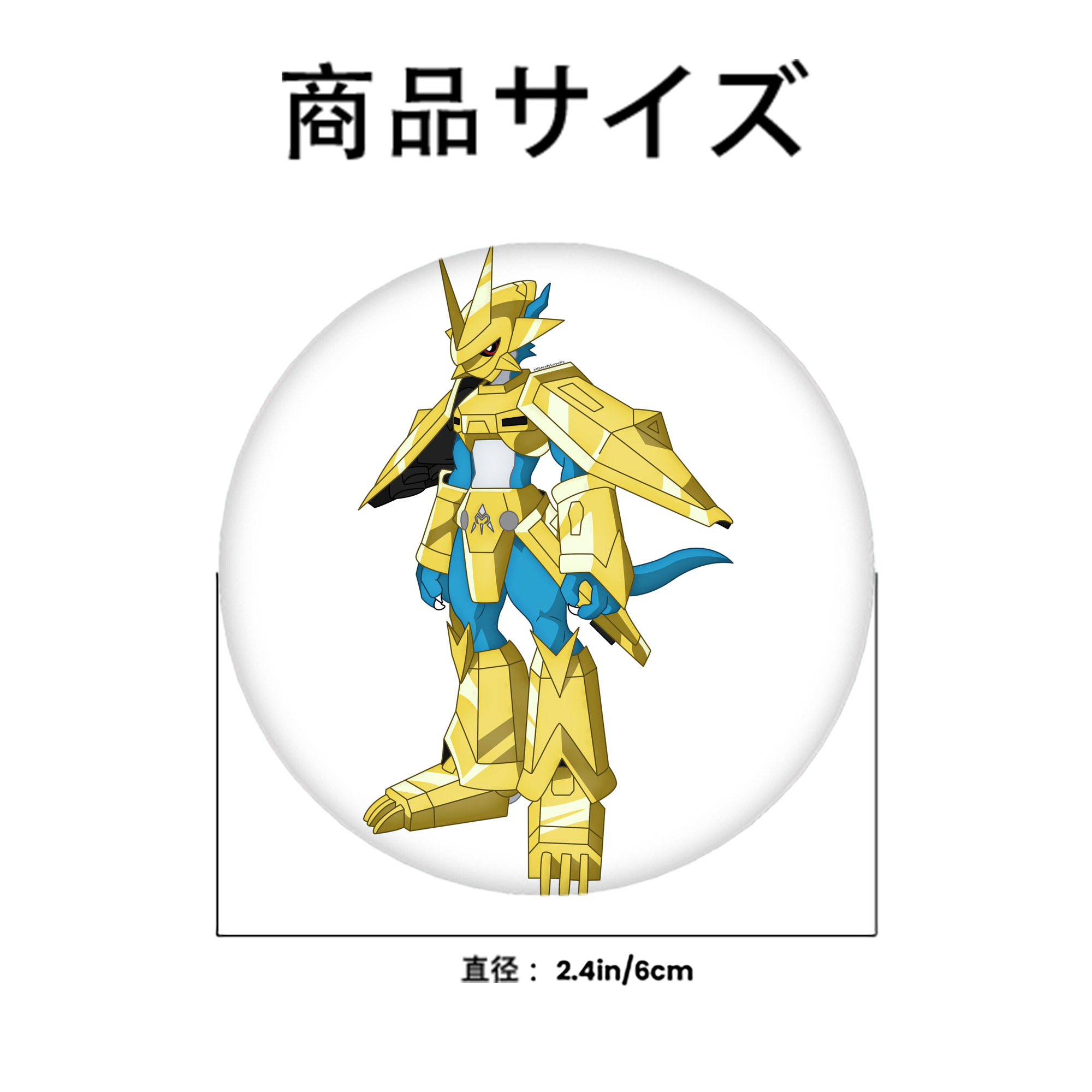Digimon デジタルモンスター/デジモン 6cm 缶バッジ 複数セット