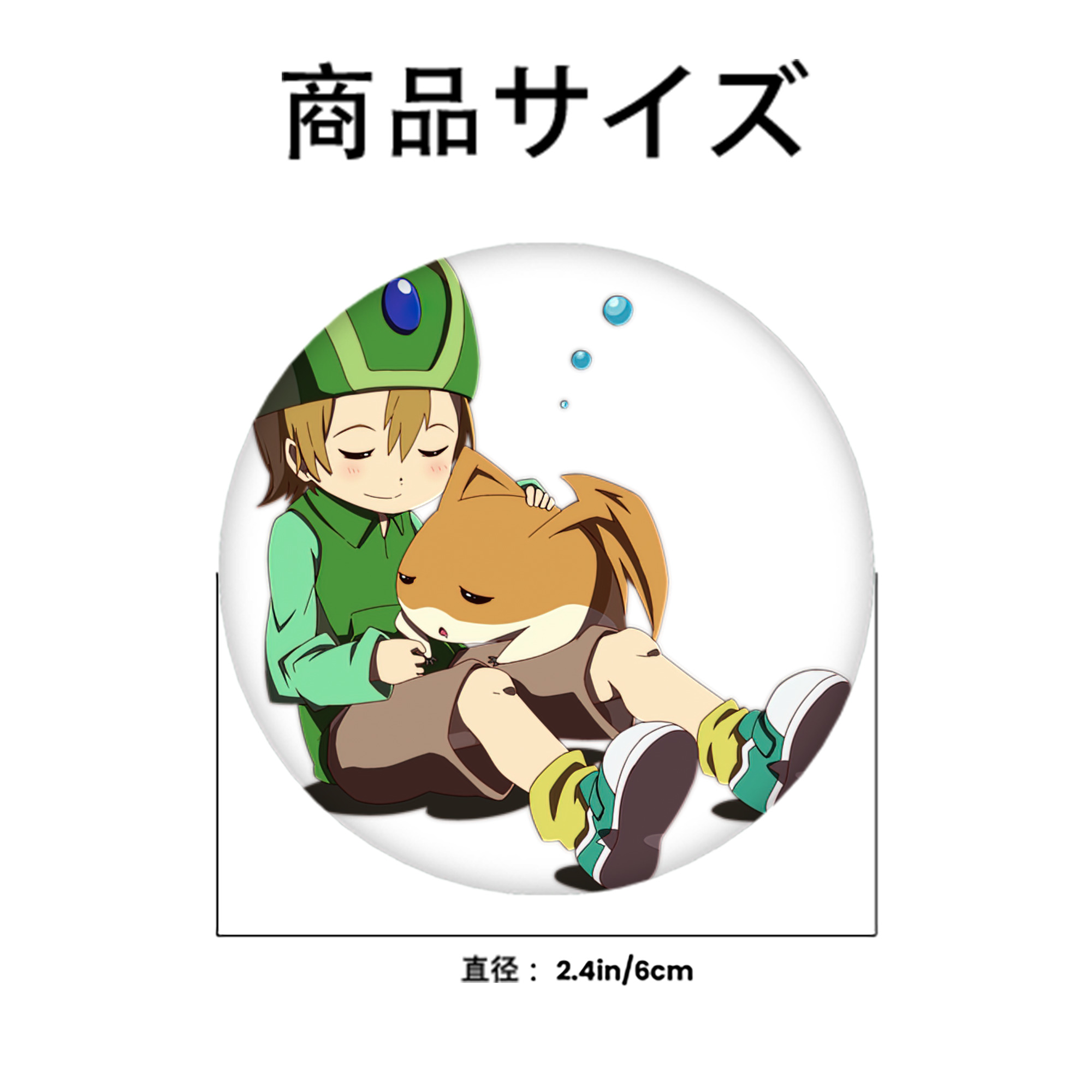 Digimon デジタルモンスター/デジモン 6cm 缶バッジ 複数セット