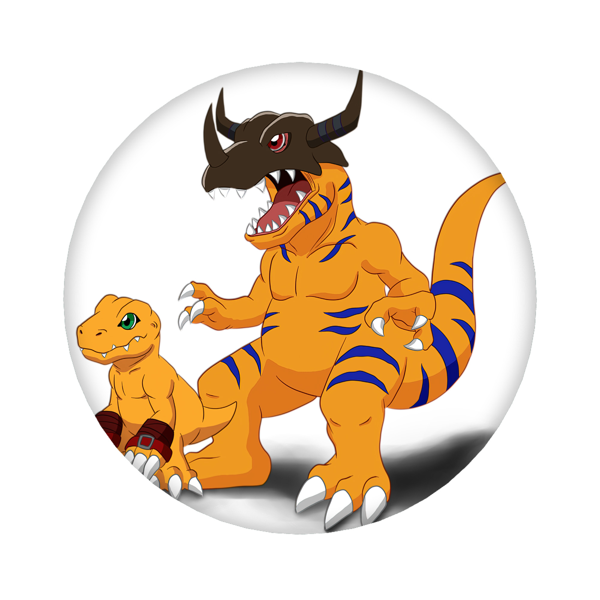 （画像用） Digimon デジタルモンスター/デジモン 6cm 缶バッジ 複数セット
