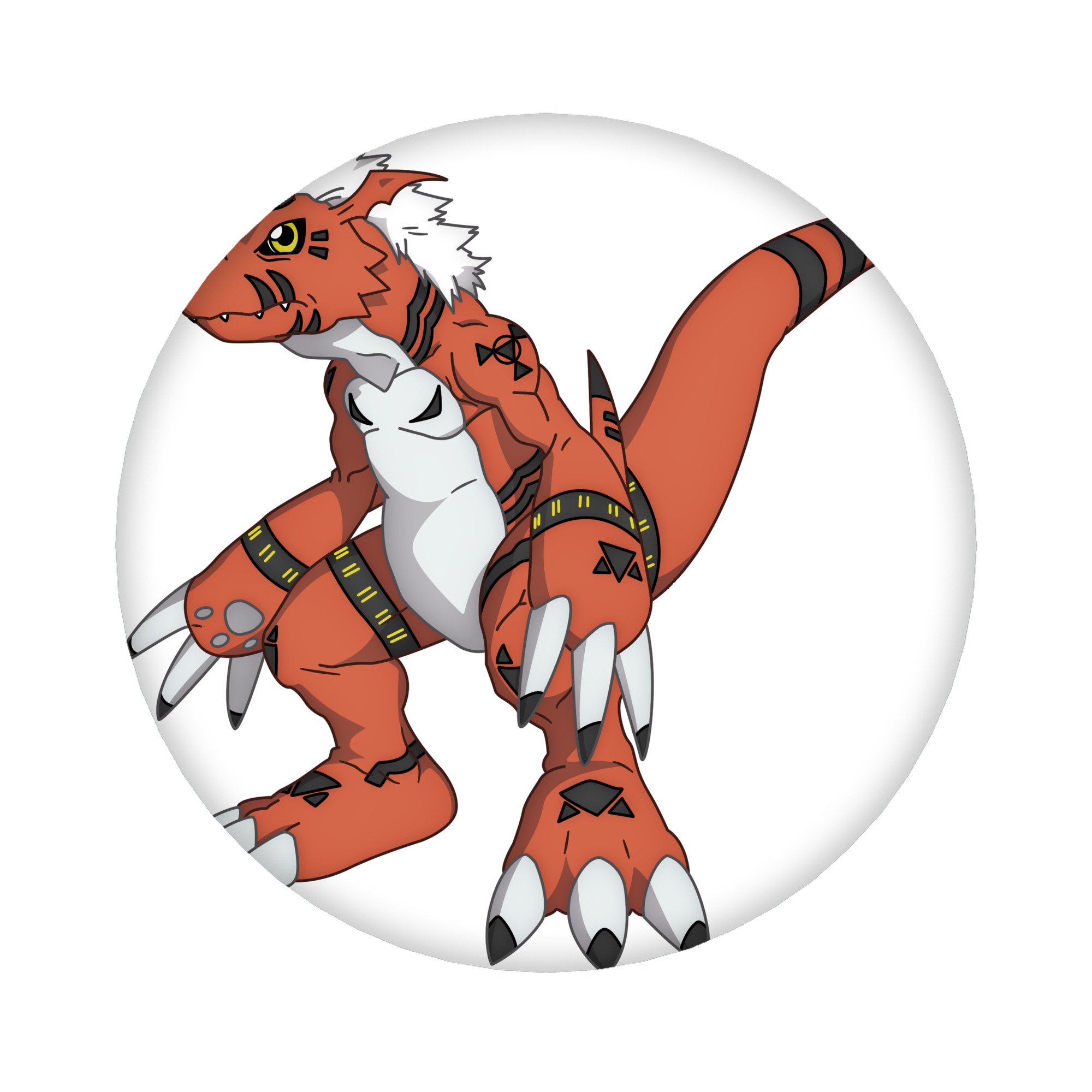 （画像用） Digimon デジタルモンスター/デジモン 6cm 缶バッジ 複数セット