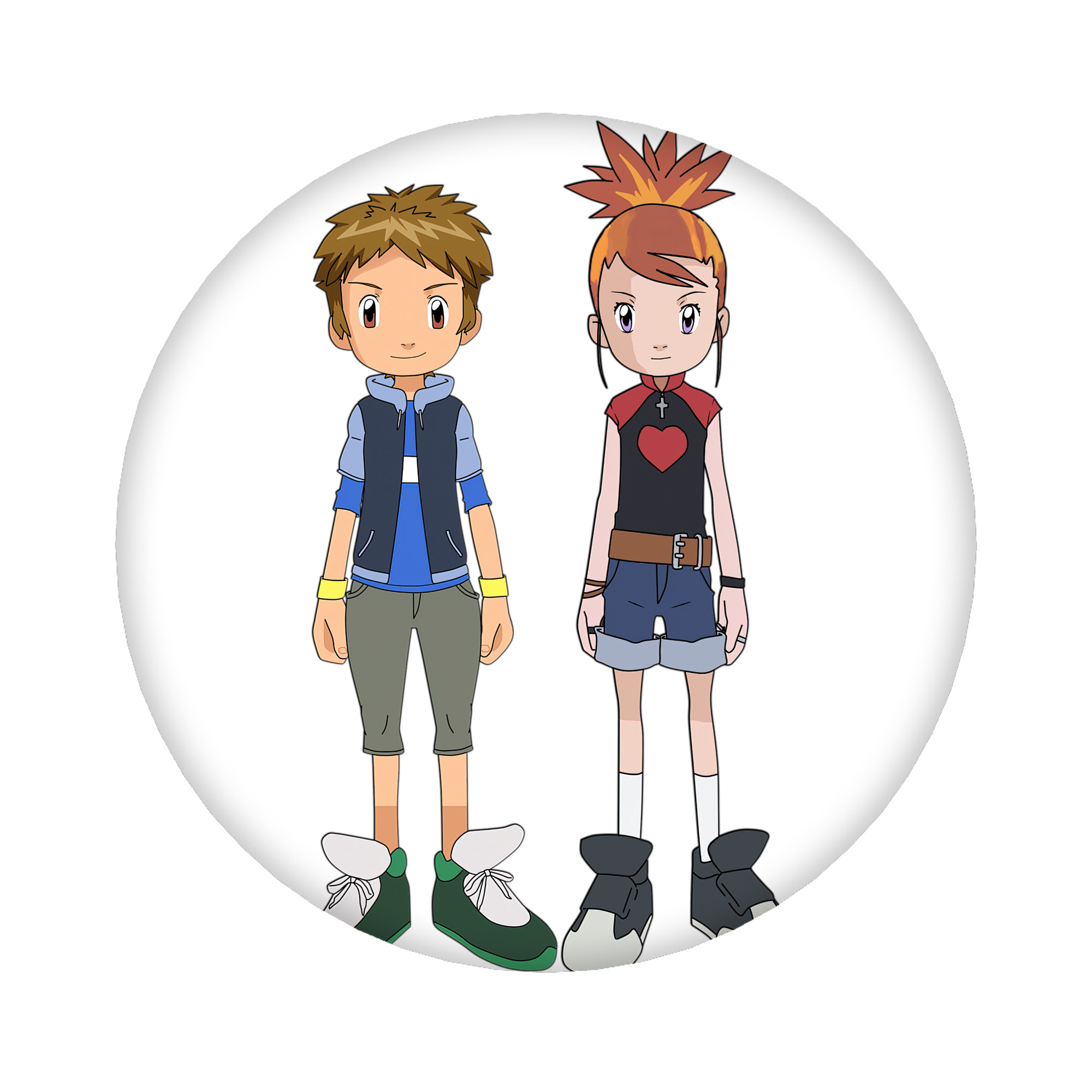 （画像用） Digimon デジタルモンスター/デジモン 6cm 缶バッジ 複数セット