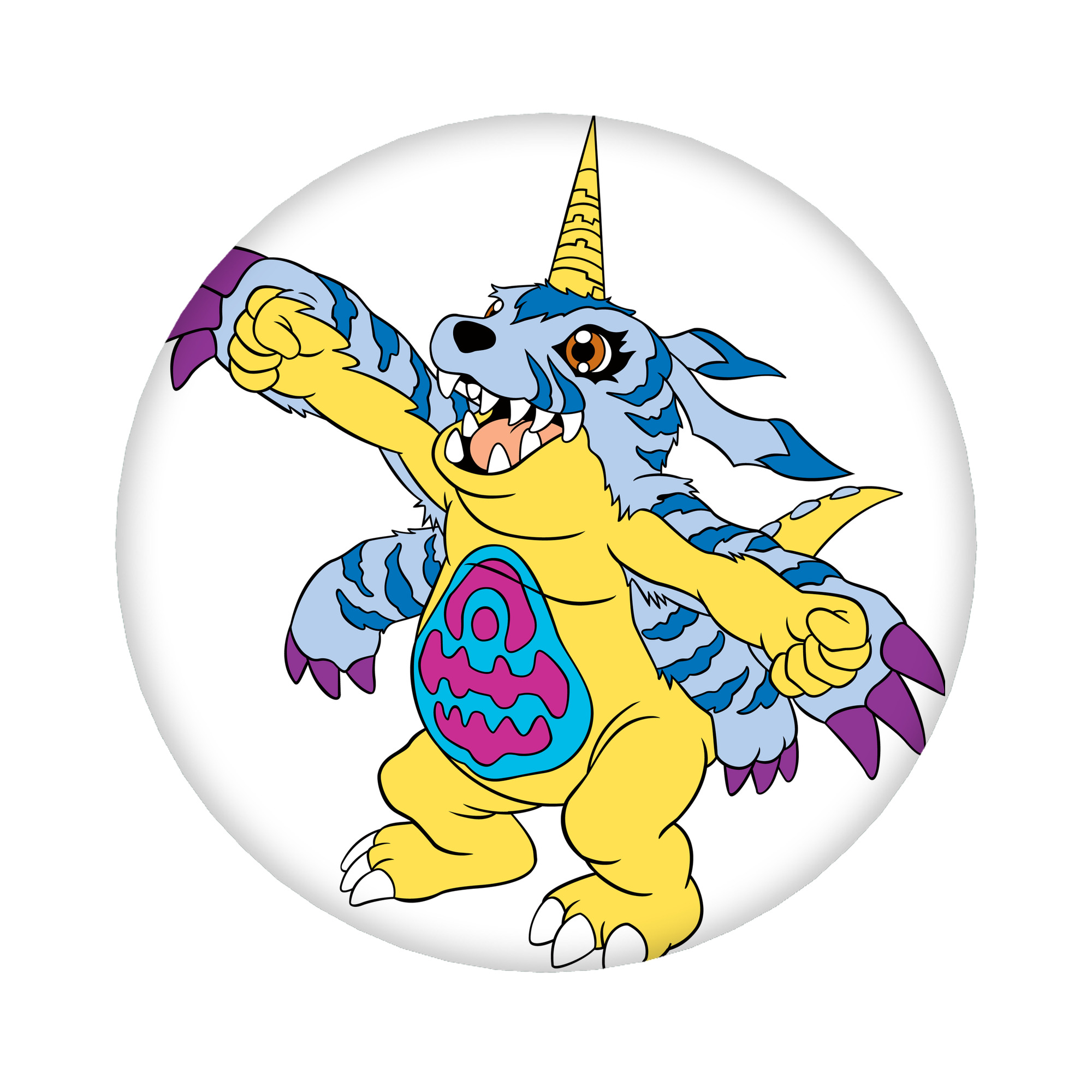 （画像用） Digimon デジタルモンスター/デジモン 6cm 缶バッジ 複数セット