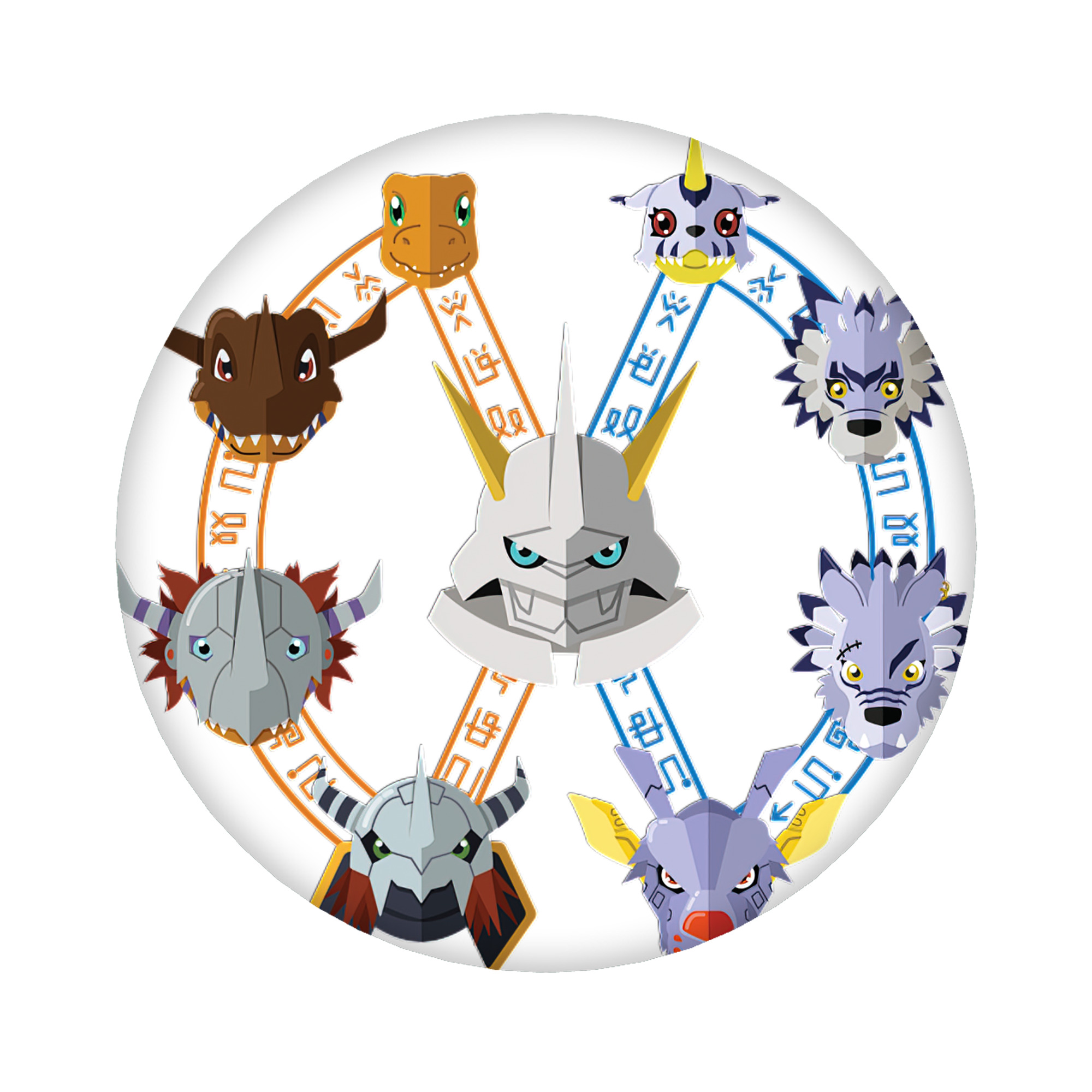 （画像用） Digimon デジタルモンスター/デジモン 6cm 缶バッジ 複数セット