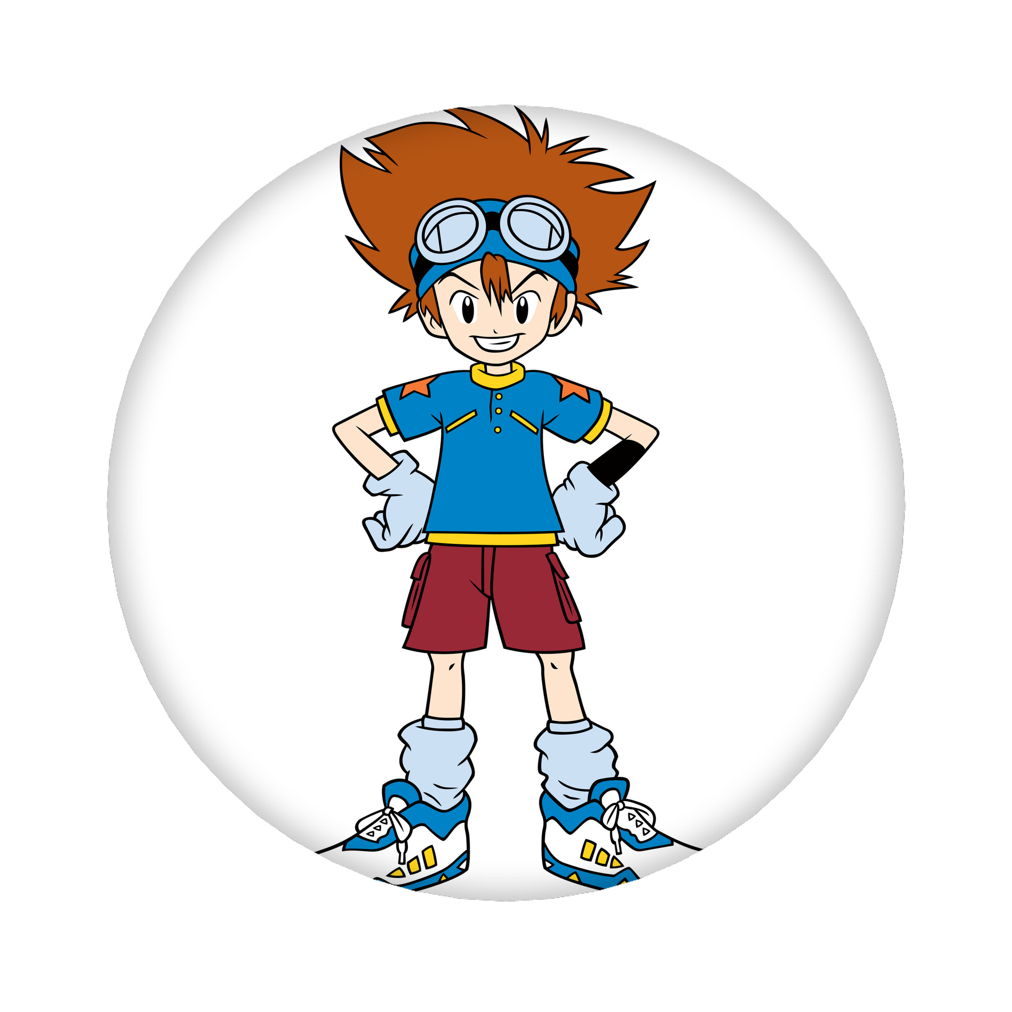 （画像用） Digimon デジタルモンスター/デジモン 6cm 缶バッジ 複数セット