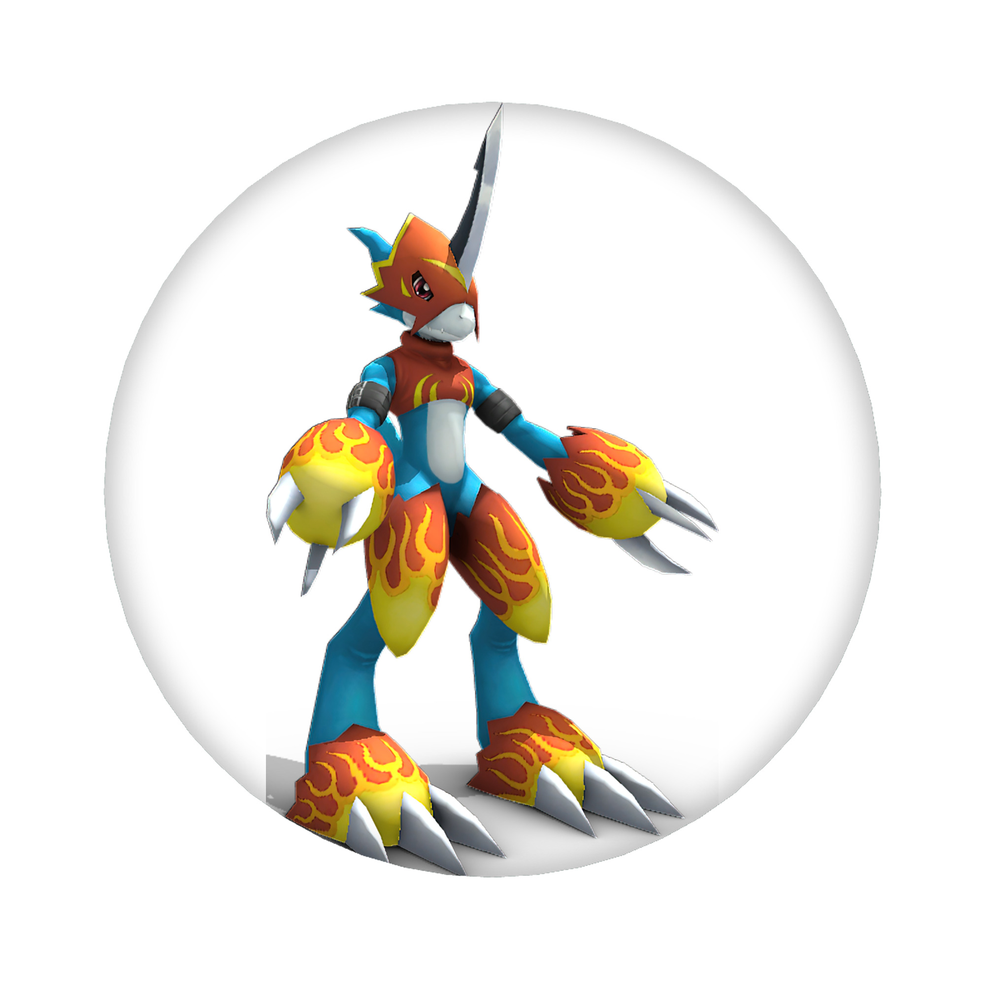 （画像用） Digimon デジタルモンスター/デジモン 6cm 缶バッジ 複数セット