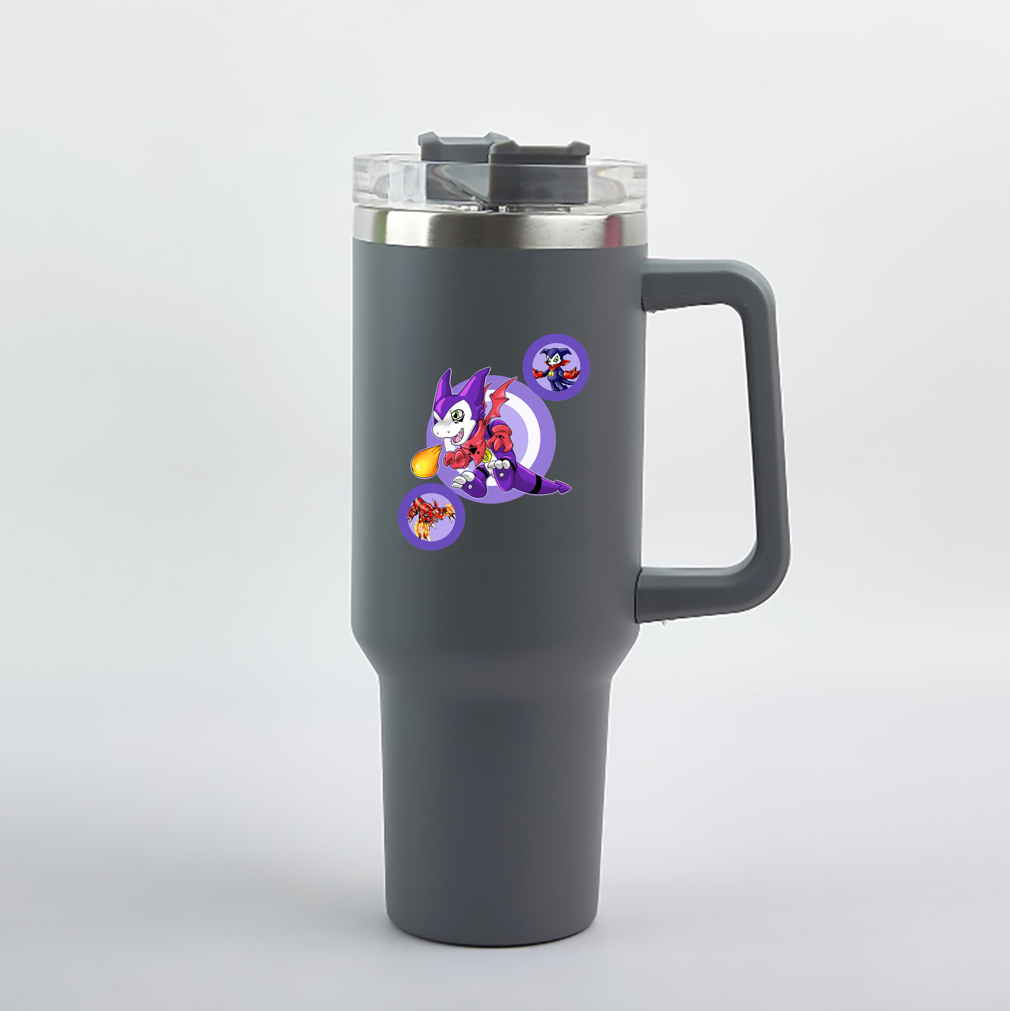 （画像用） Digimon デジタルモンスター/デジモン 1200mL車用タンブラー（カラープリント）