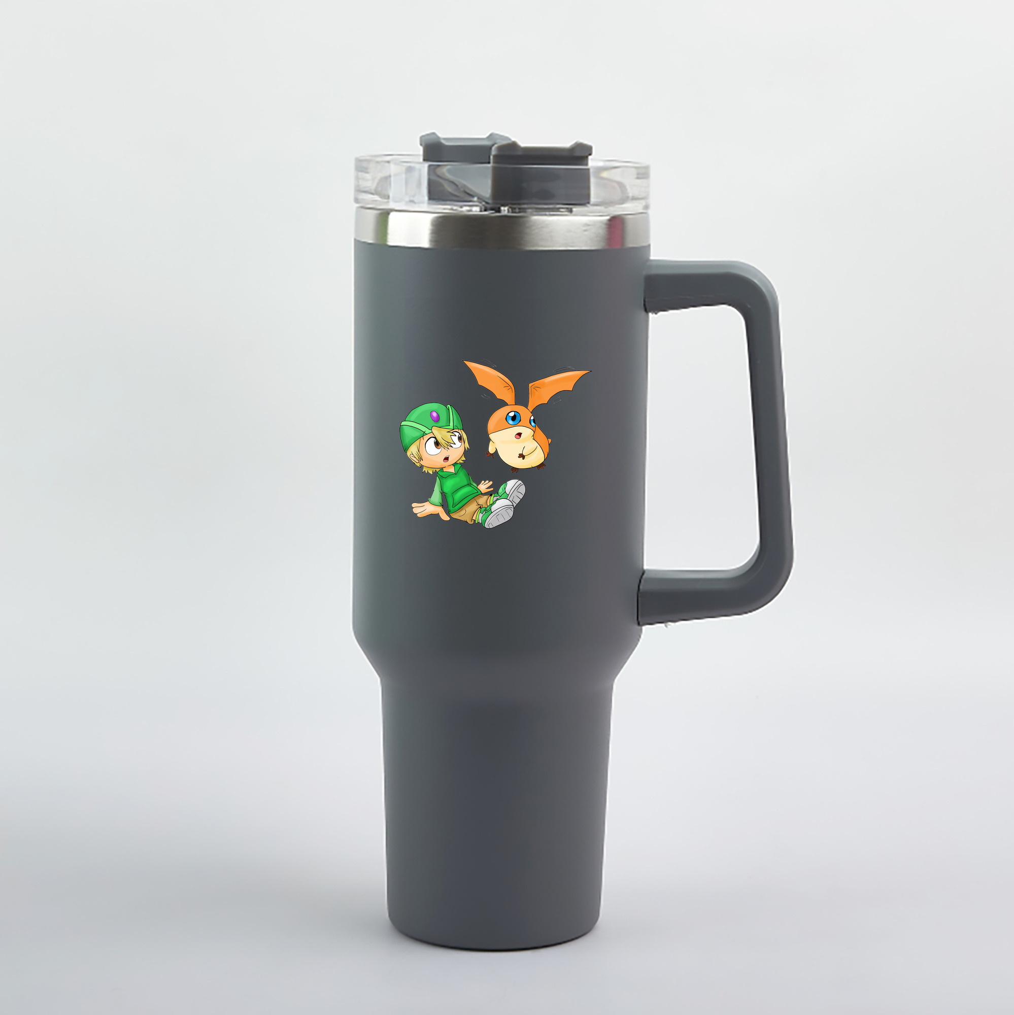 （画像用） Digimon デジタルモンスター/デジモン 1200mL車用タンブラー（カラープリント）