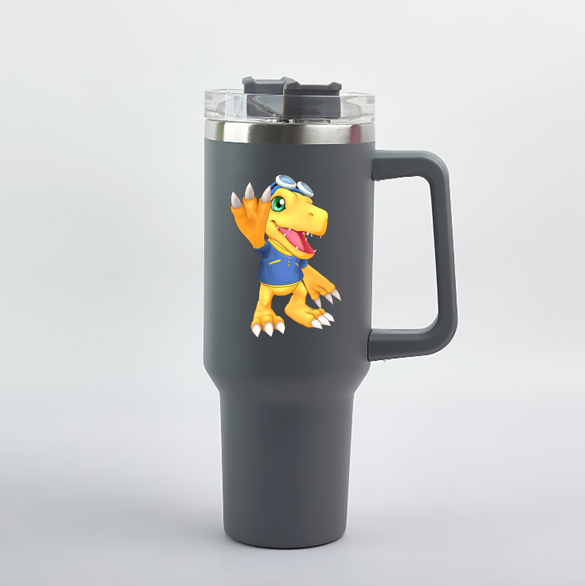（画像用） Digimon デジタルモンスター/デジモン 1200mL車用タンブラー（カラープリント）