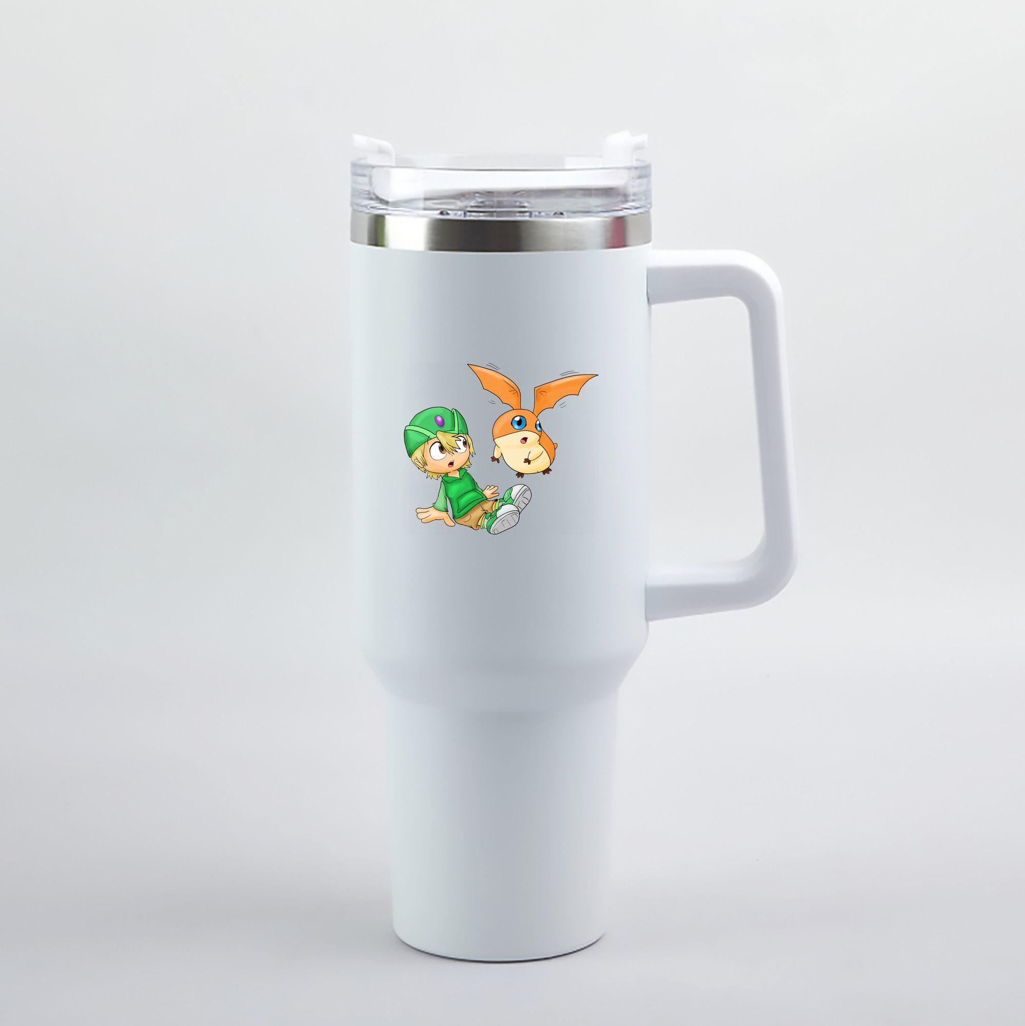 （画像用） Digimon デジタルモンスター/デジモン 1200mL車用タンブラー（カラープリント）