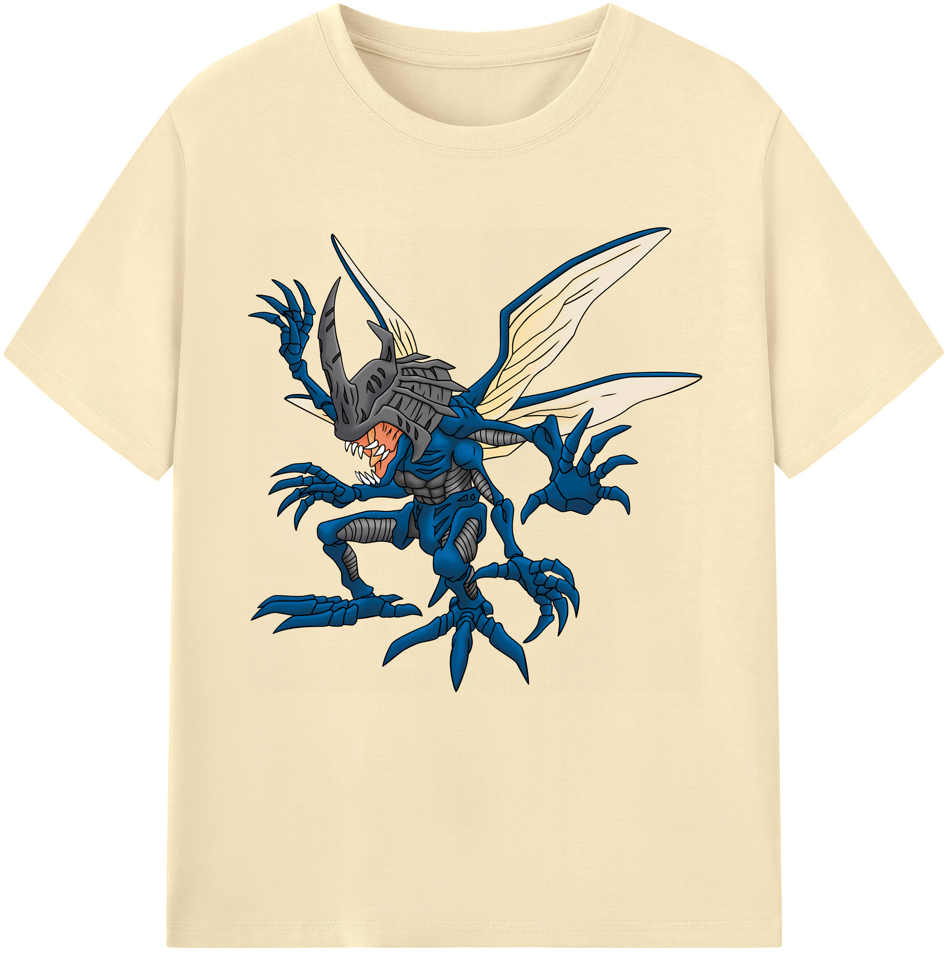 （画像用） Digimon デジタルモンスター/デジモン 綿100％半袖Tシャツ（フロントプリント）