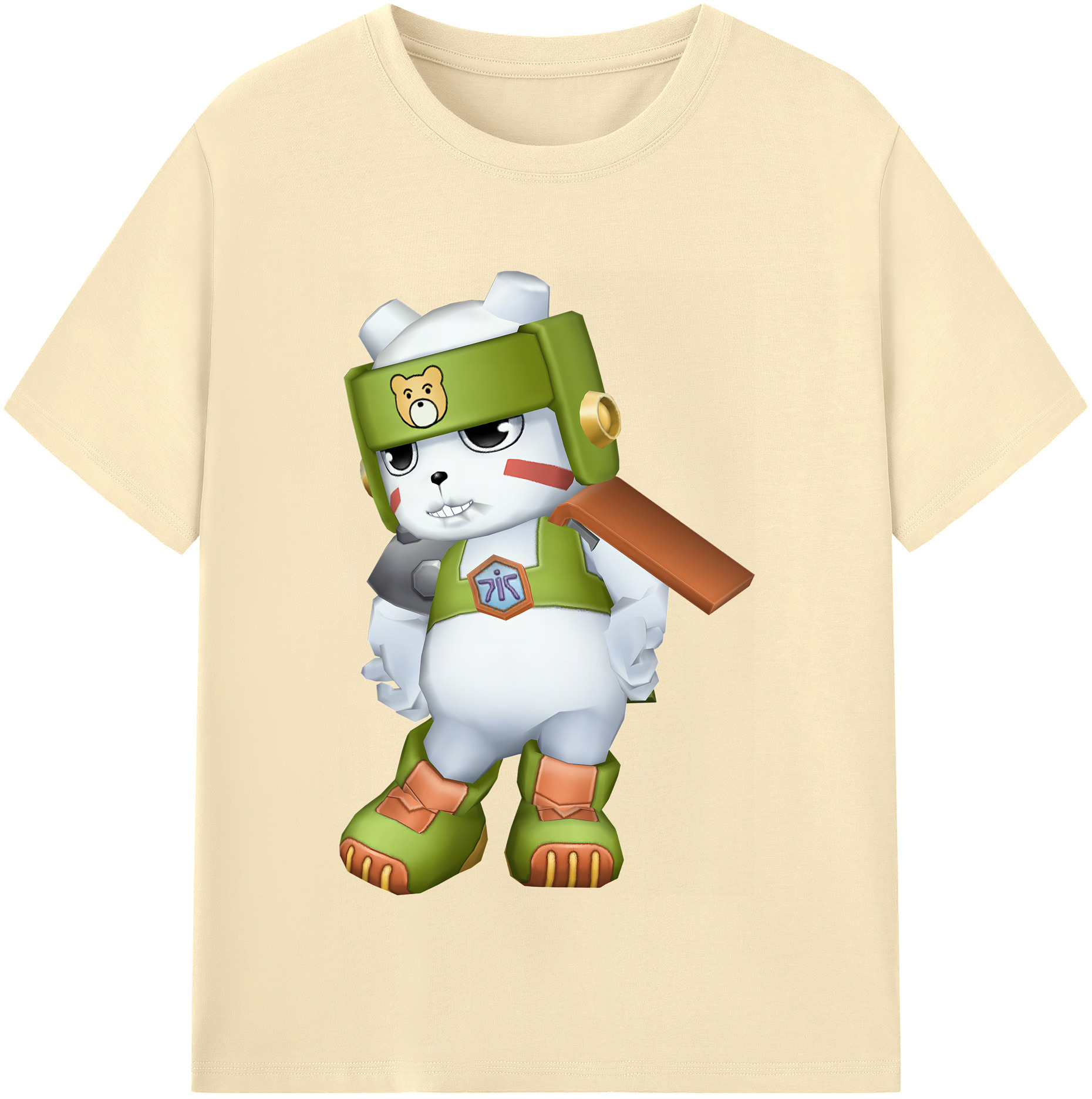 （画像用） Digimon デジタルモンスター/デジモン 綿100％半袖Tシャツ（フロントプリント）