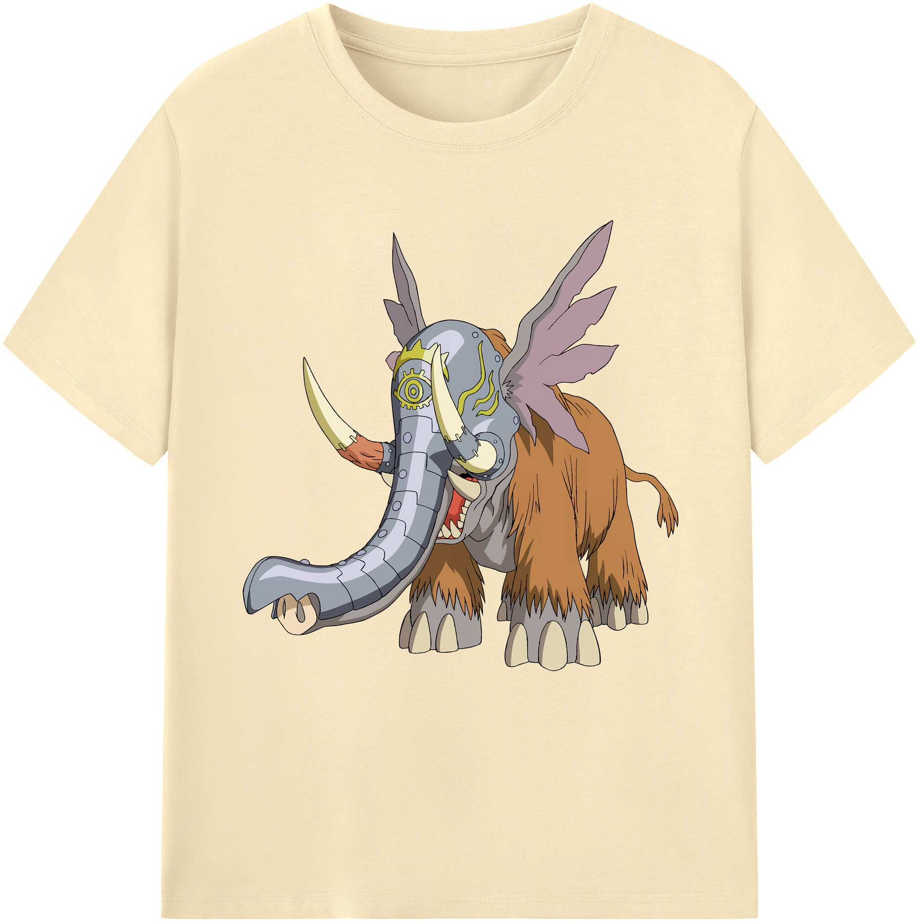 （画像用） Digimon デジタルモンスター/デジモン 綿100％半袖Tシャツ（フロントプリント）