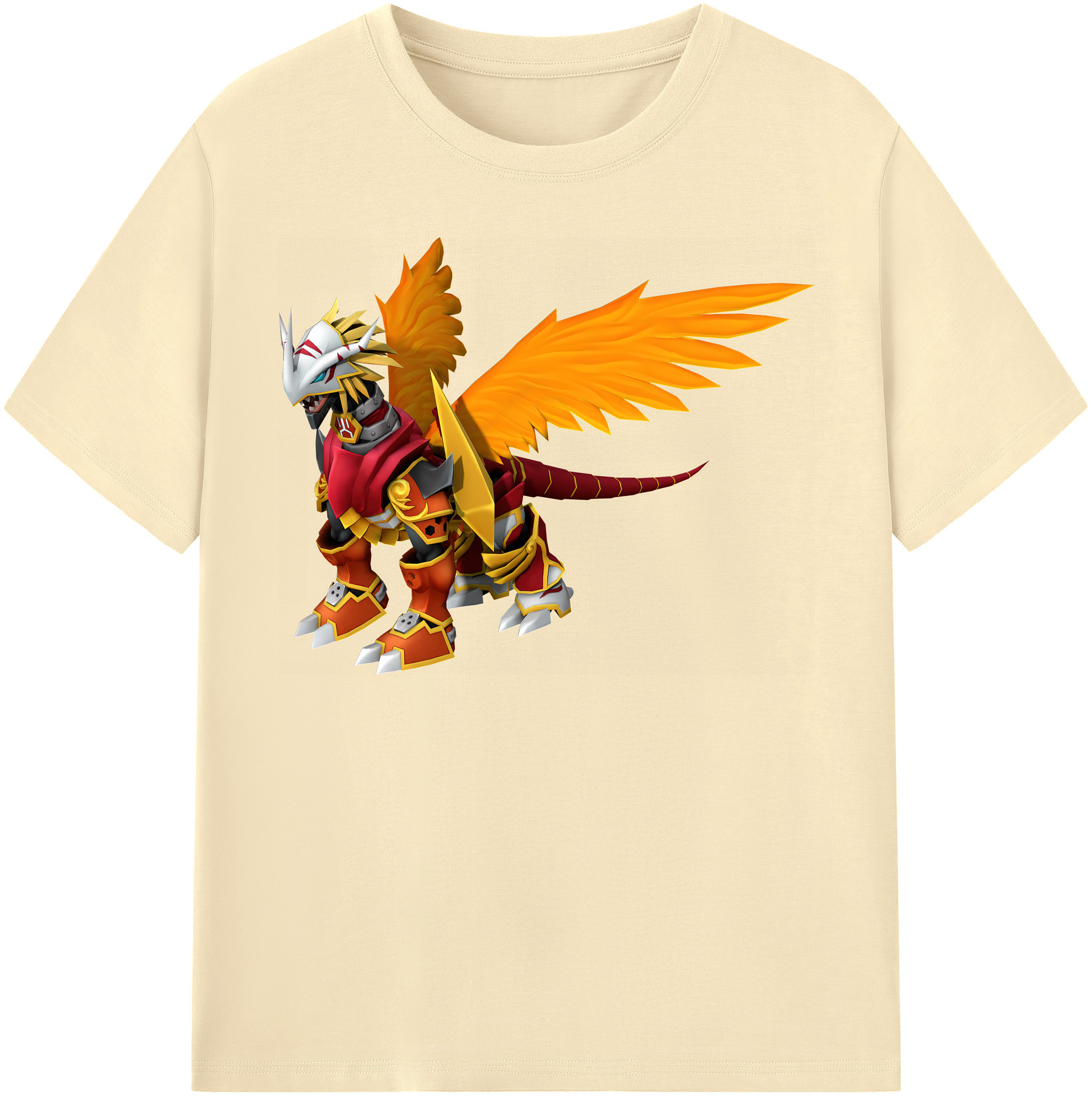 （画像用） Digimon デジタルモンスター/デジモン 綿100％半袖Tシャツ（フロントプリント）