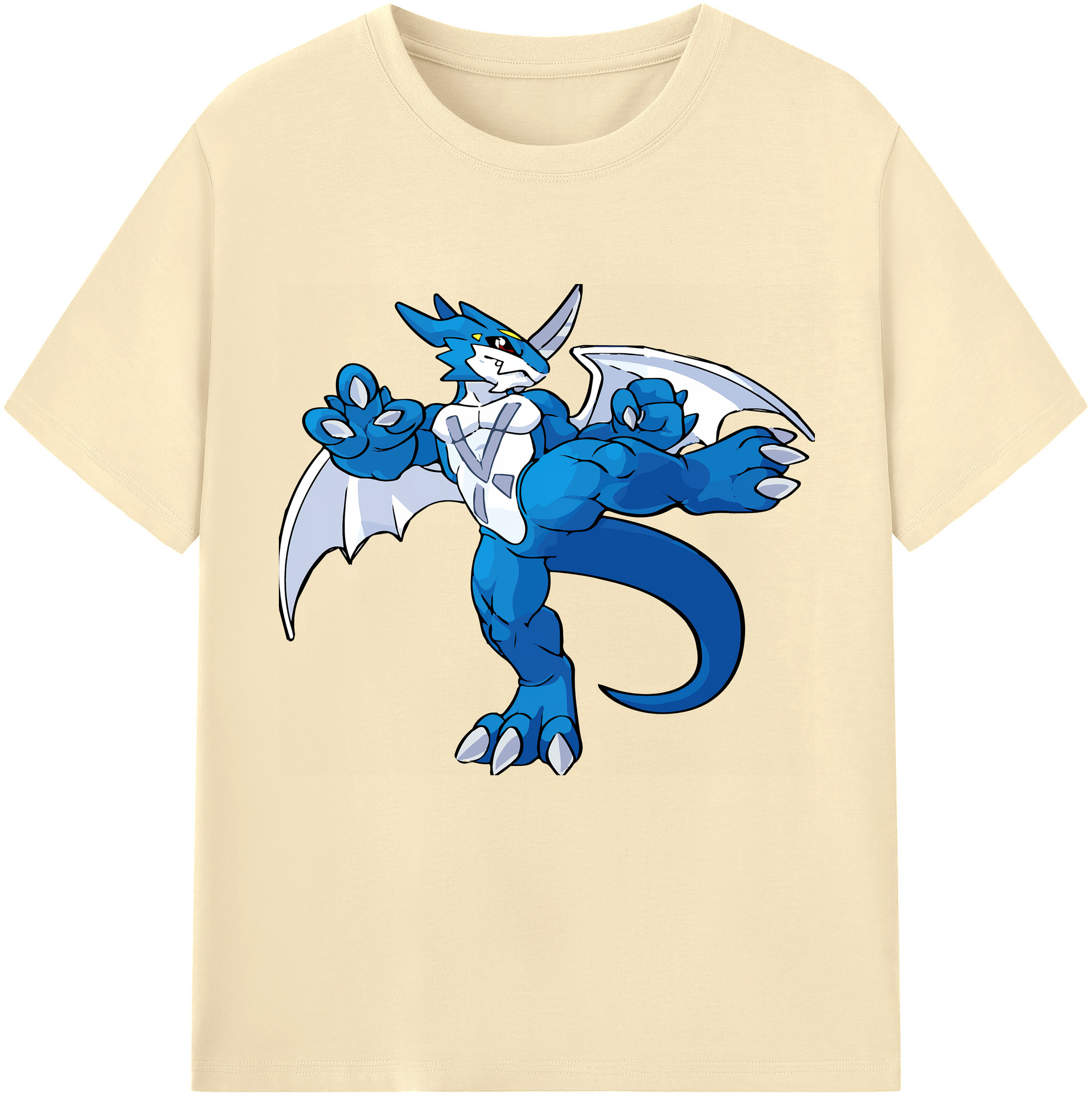 （画像用） Digimon デジタルモンスター/デジモン 綿100％半袖Tシャツ（フロントプリント）